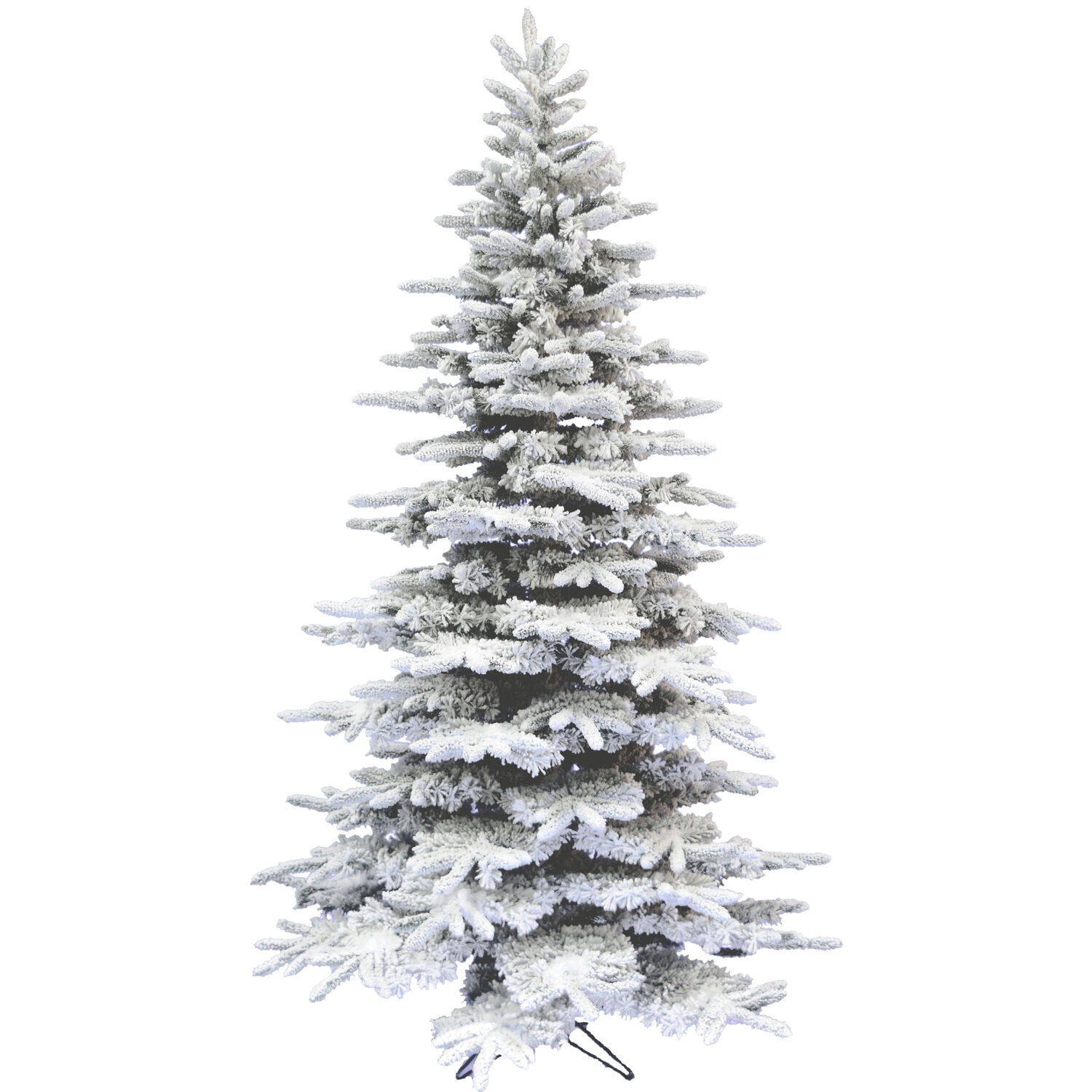 Fraser Hill Farm 6.5-Ft. Flocked Pine Valley Christmas Tree, FFPV065-0SN - Image 8
