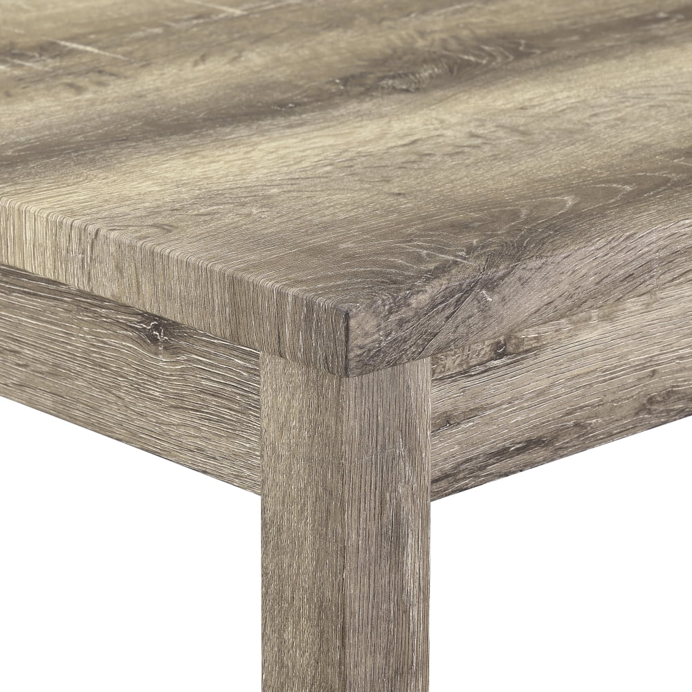 4 Piece Bar Table Set with Power Outlet,Rustic Industrial Style Breakfast Table with 3 Padded Stools,Dining Bar Table and Chairs Set for Living Room, Dining Room, Game Room,Brown - Image 7