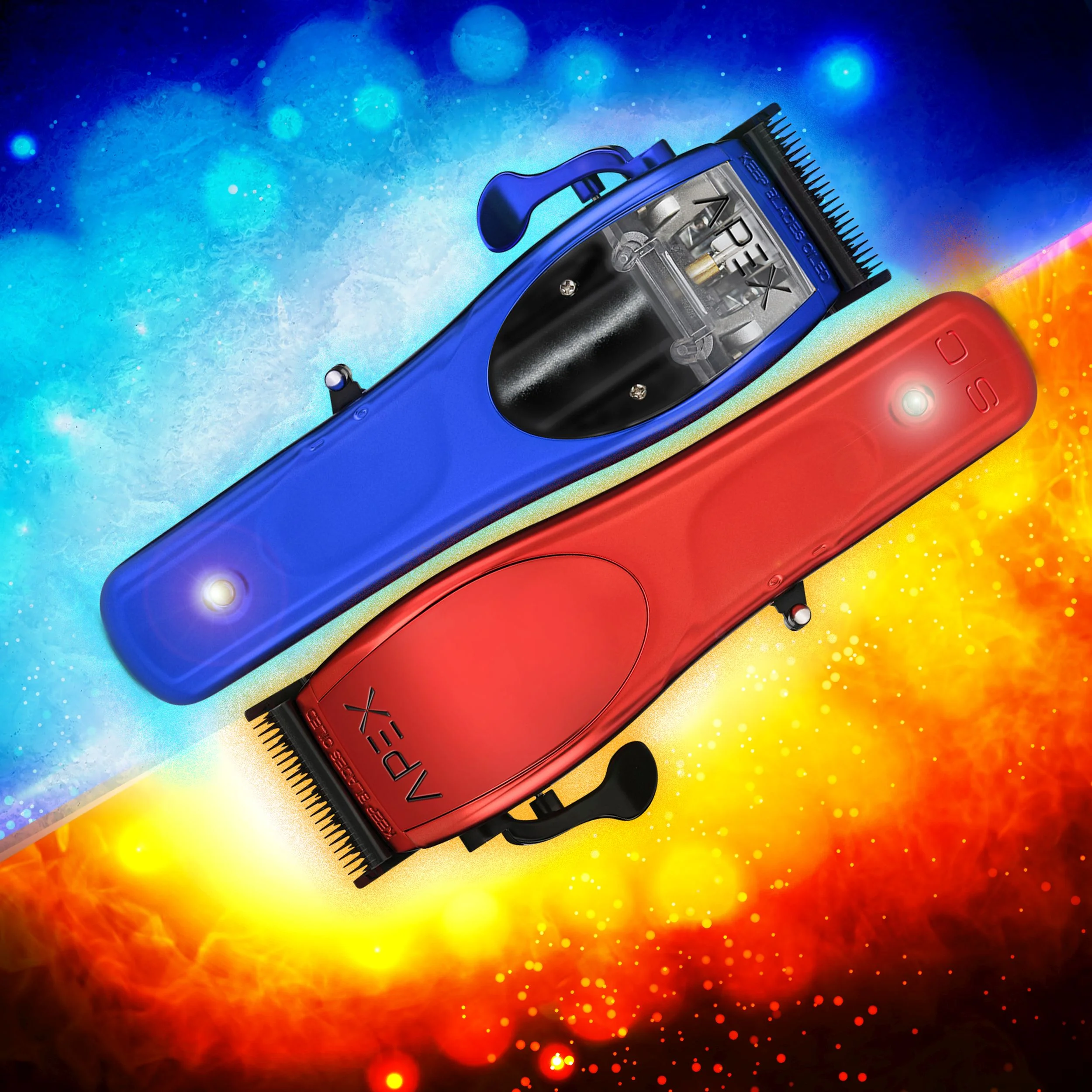 StyleCraft Apex Professional Modular Hair Clipper, Battery Powered, Red - Image 4