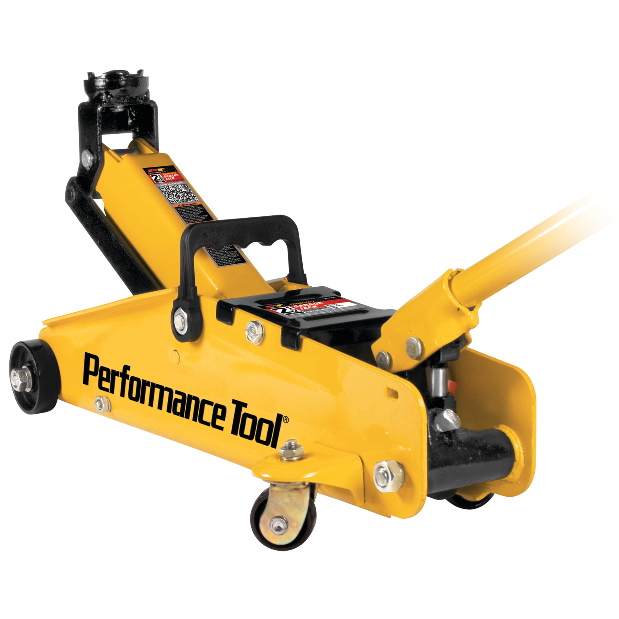 Performance Tool W1640 2-1/2 Ton Garage Jack, (5,000 lbs.) 5-15.5-Inch Lift, Swivel Casters, For Cars/Trucks - Image 4