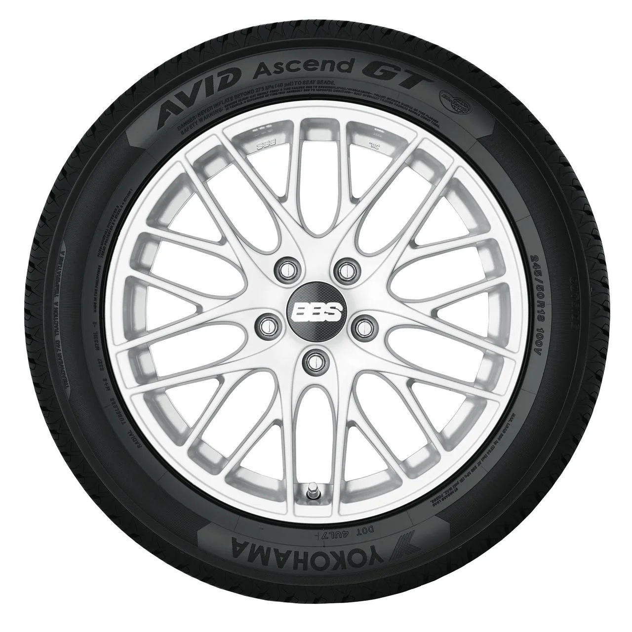 Yokohama Avid GT All Season 225/40R18 88V Passenger Tire - Image 3
