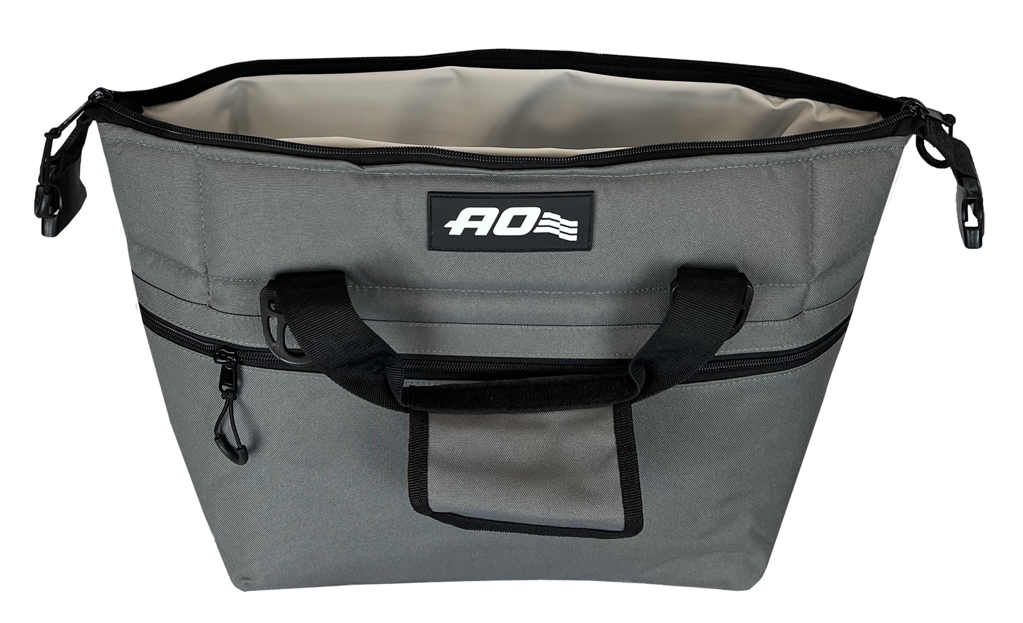 AO Coolers 12 Can Canvas Soft-Sided Cooler, Charcoal Gray - Image 7