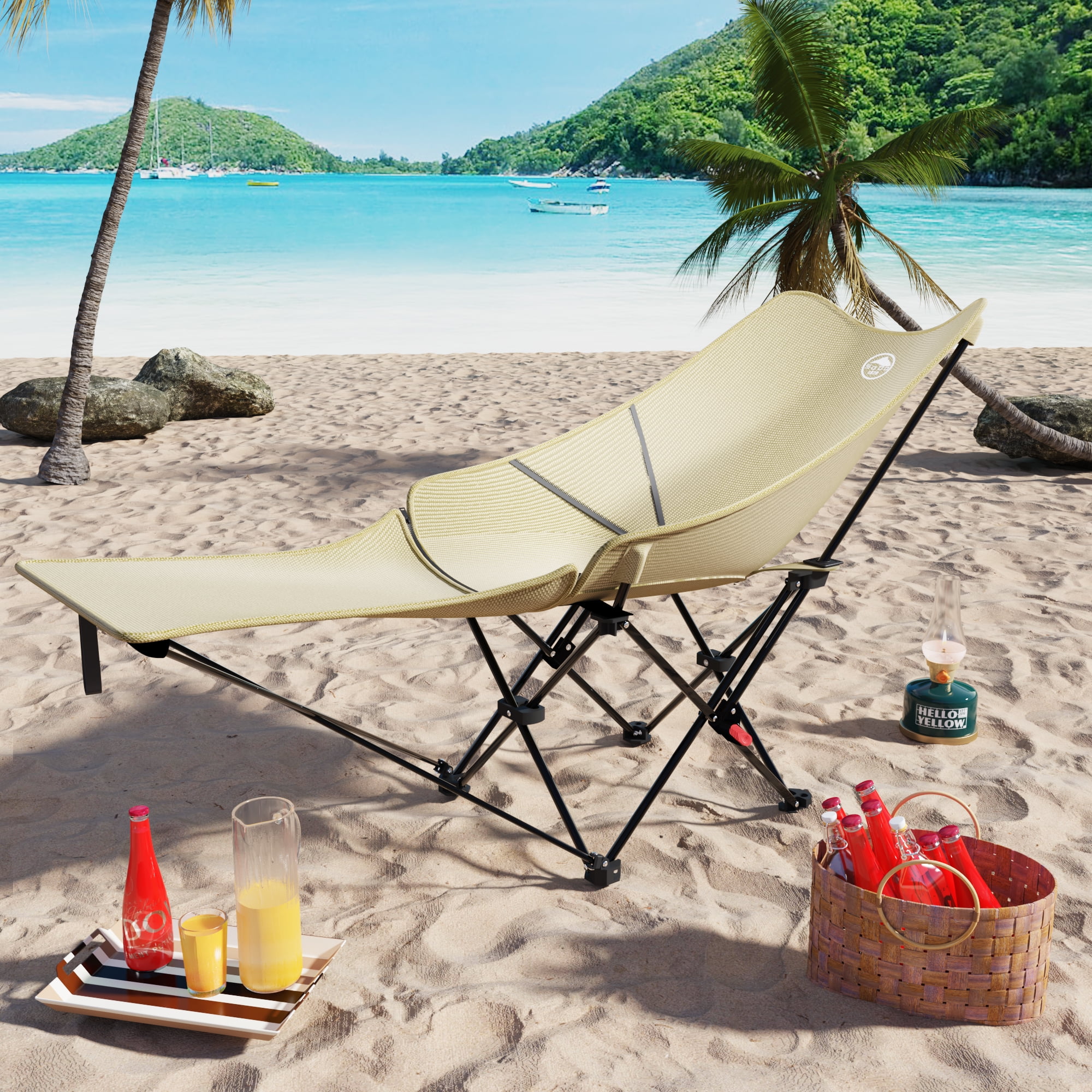 Camping Chair with Foot Rest Heavy Duty for Adults, Adjustable Beach Chair, Compact Lawn Chairs Backpacking, Portable Folding Camping Chair, Lightweight Backpacking Chair - Image 10