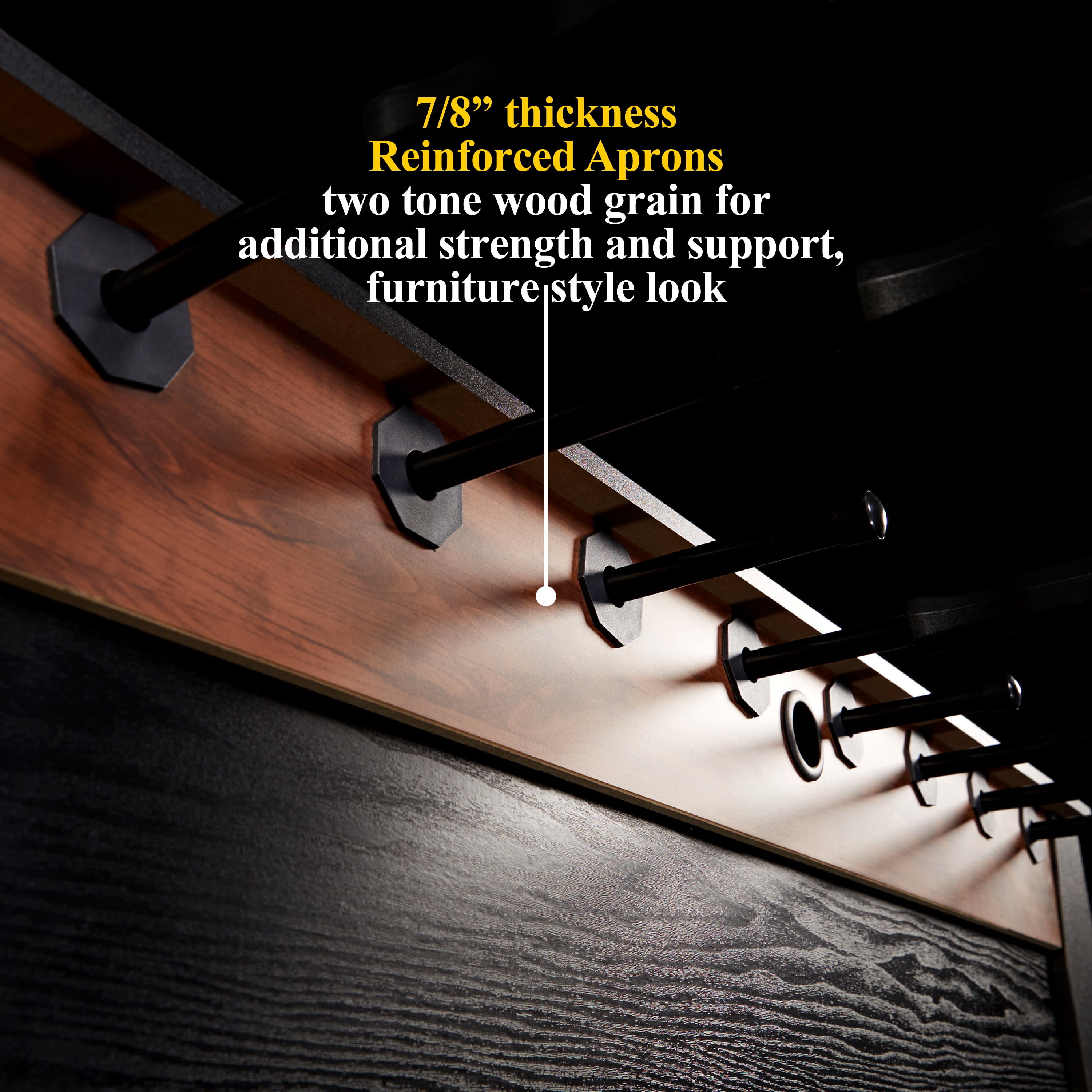 54" Foosball Soccer Table, Furniture Style, by Barrington Billiards Company - Image 7