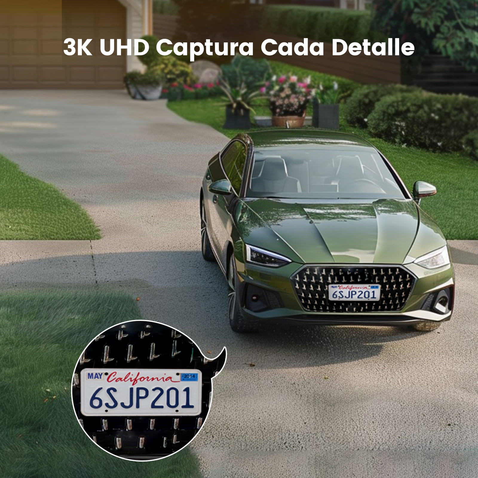 AOSU Solar Security Camera,5MP Wireless Outdoor Cameras,360° Surveillance,Auto Tracking, Human/Vehicle Detection,works with Alexa/Google Assistant - Image 6