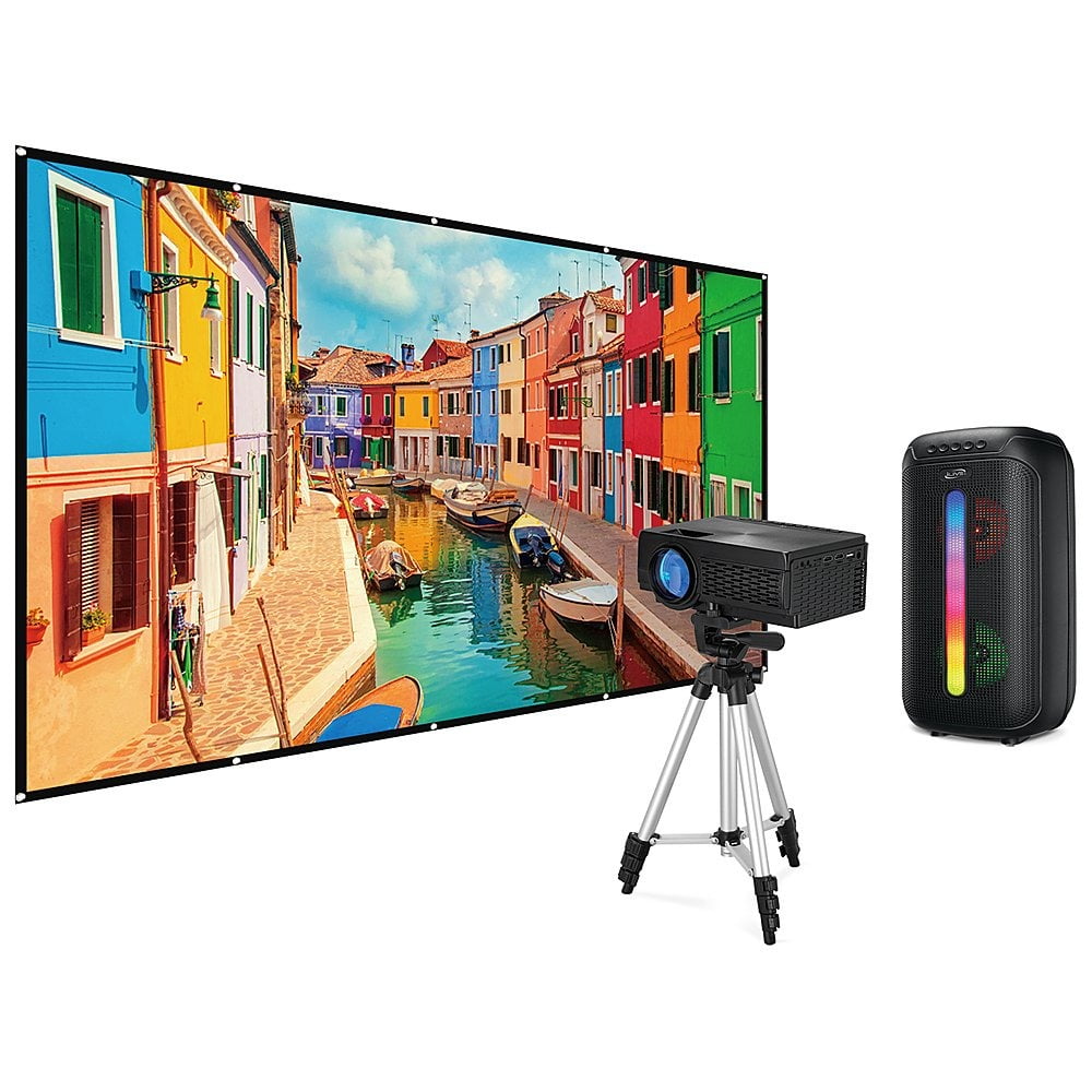 iLive Cinema Pop-up Movie Theater Kit, THE2023BDL, Black - Image 7