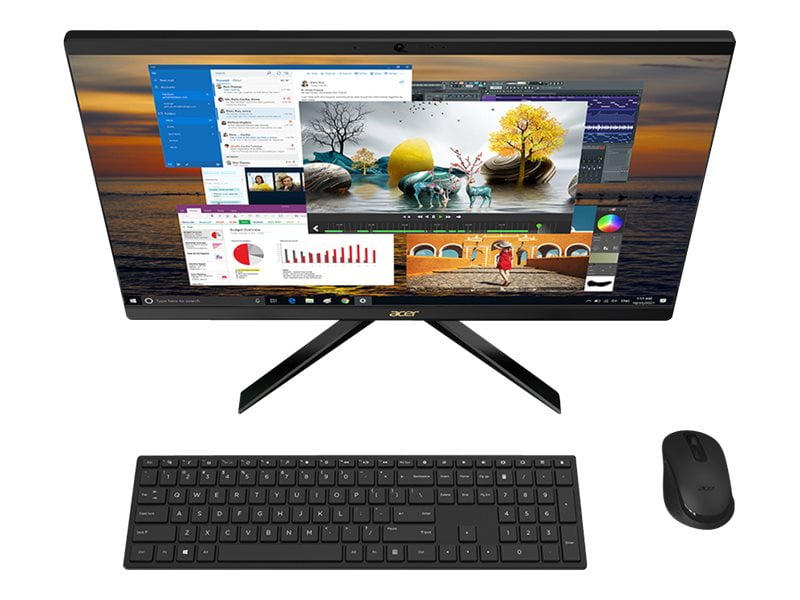 Acer Aspire C 27 C27-1700 - All-in-one Core i5 1235U / up to 4.4 GHz - RAM 16 GB - SSD 512 GB - Intel Iris Xe Graphics - Gigabit Ethernet - Win 11 Home - monitor: LED 27" 1920 x 1080 (Full HD) - black - Image 7