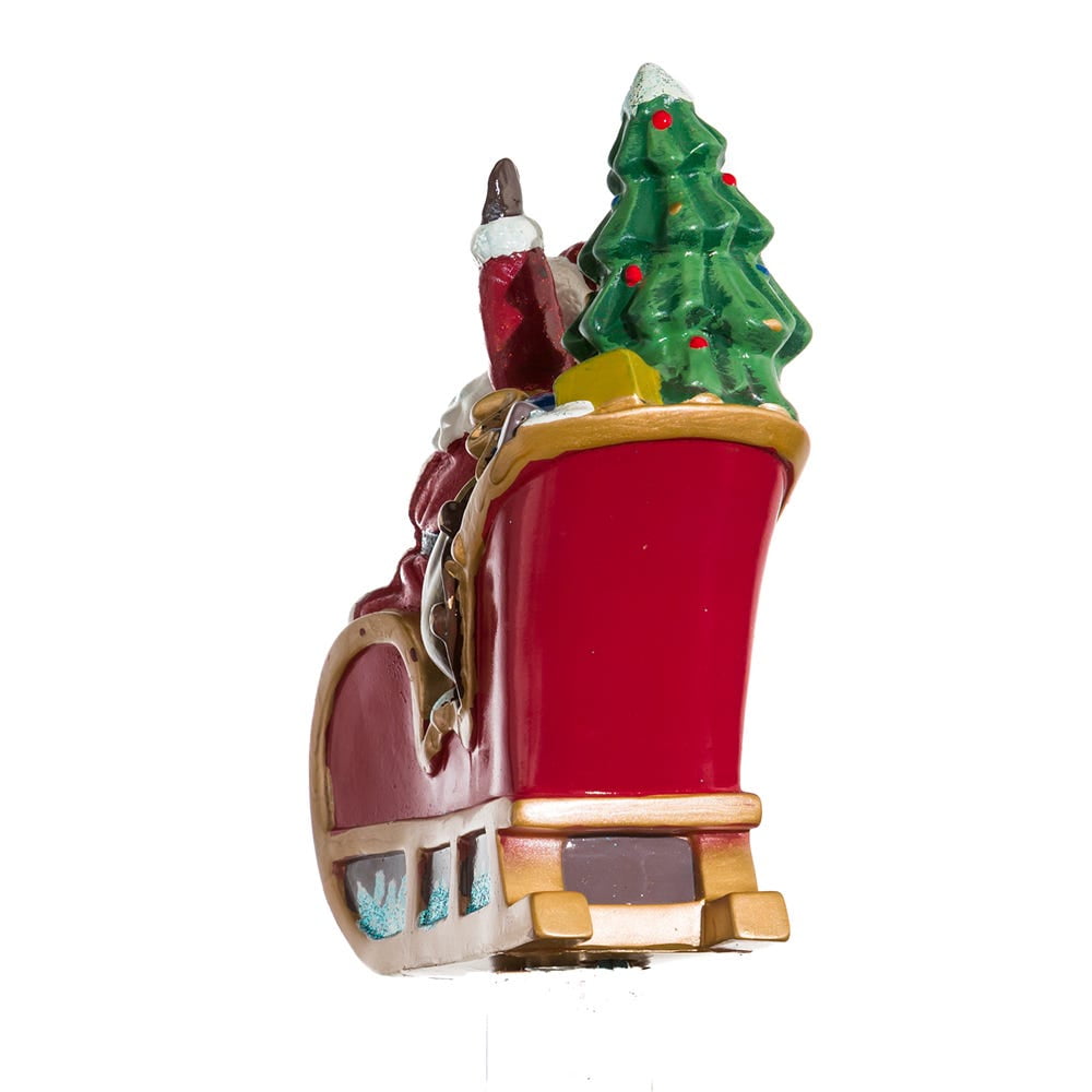 Kurt Adler UL 10-Light Santa Sleigh and Eight Reindeer Light Set - Image 6