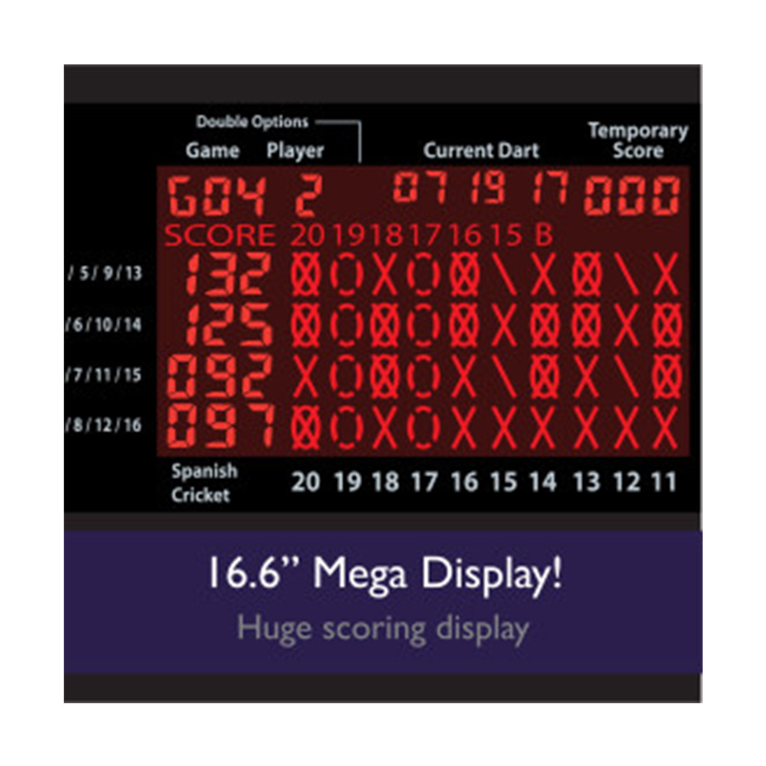 Viper 800 Electronic Soft Tip Dartboard Cabinet Set with Darts for Game Room - Image 11