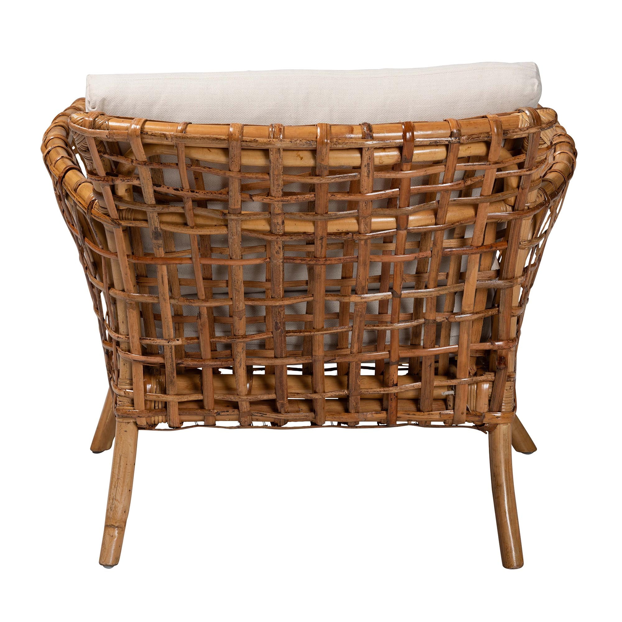 Bali & pari Babette Rattan BOHO Accent Chair, Natural Brown - Image 8