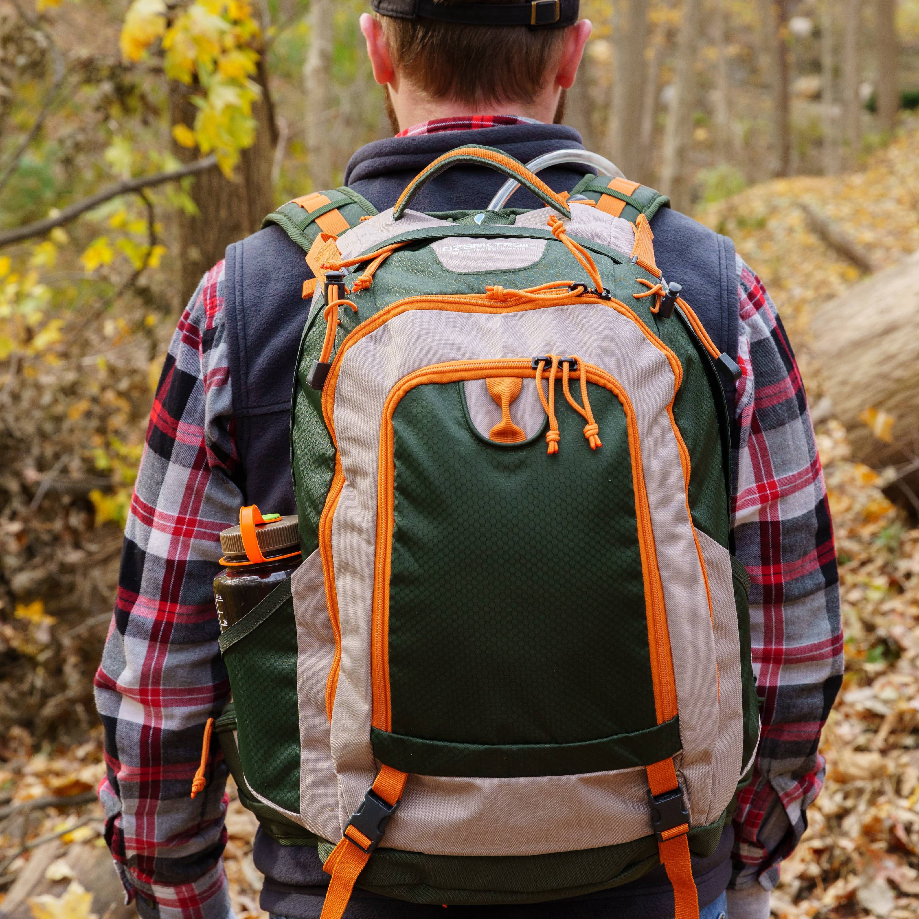Ozark Trail 36 Liter Backpacking and Hiking Backpack, Adult, Unisex, Green Ripstop - Image 7