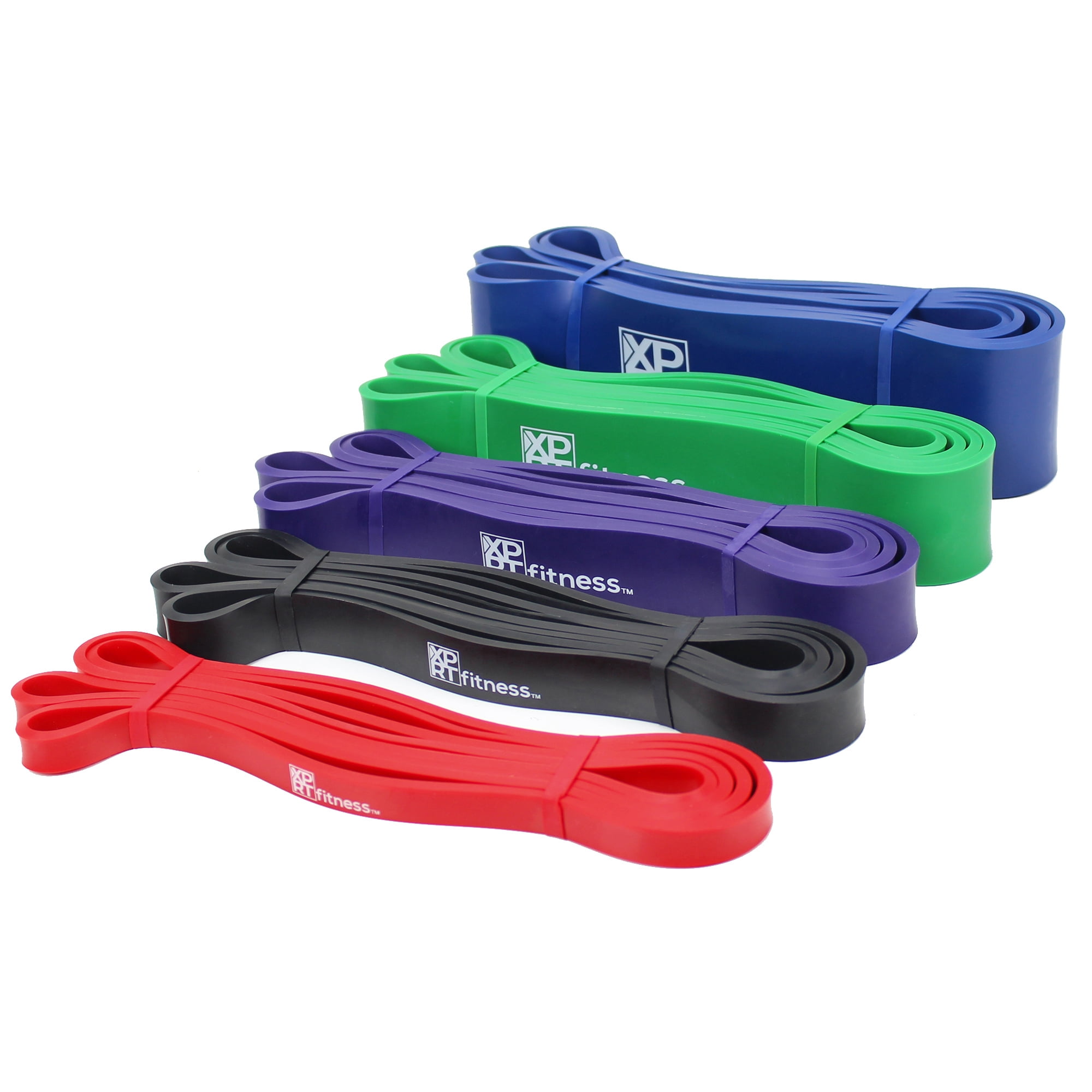 XPRT Fitness Pull Up Resistance Band Set of 5 - Image 8