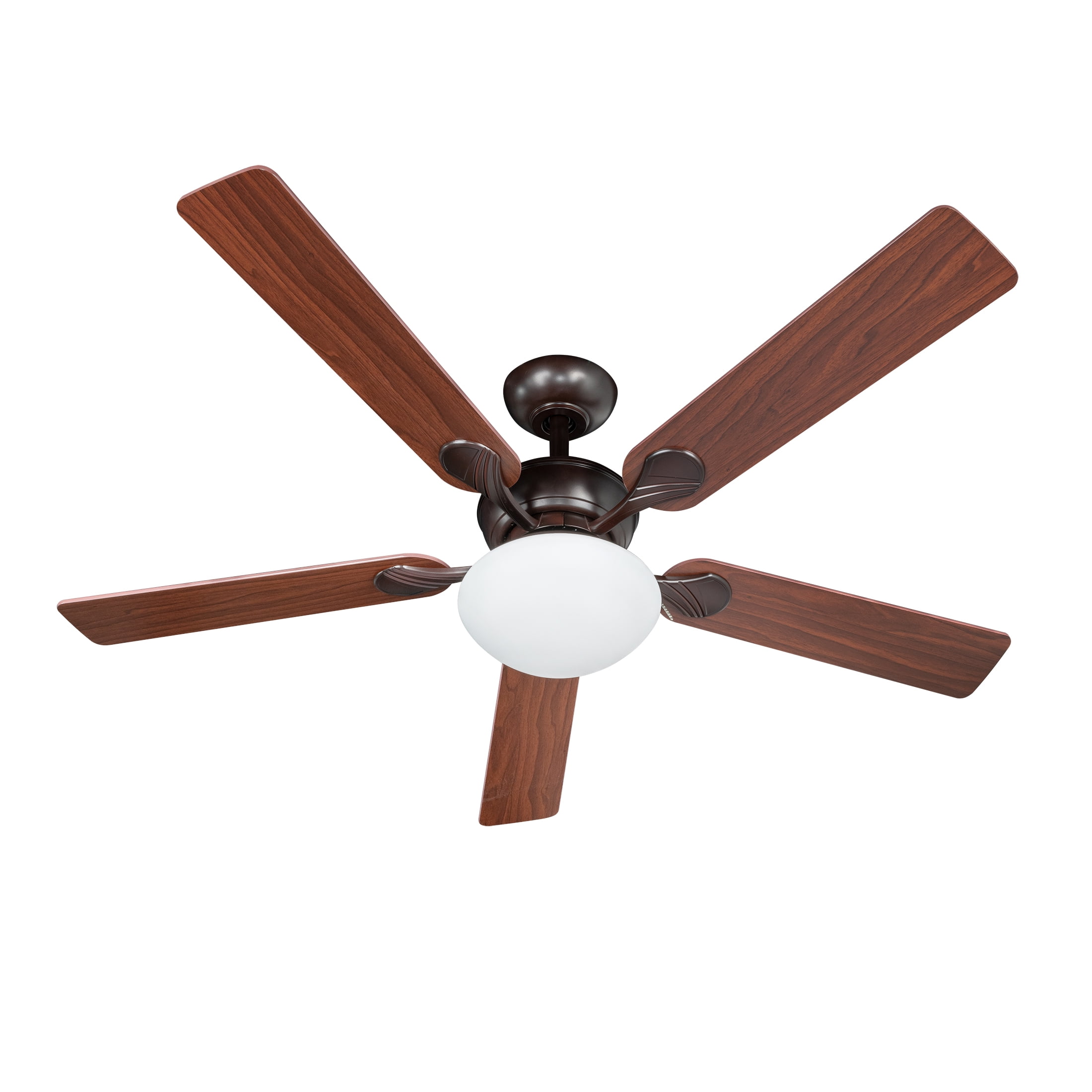 Mainstays 52" Indoor/Outdoor Oil Rubbed Bronze 5 Blade Reverse Airflow Ceiling Fan, 1 LED Bulb - Image 12