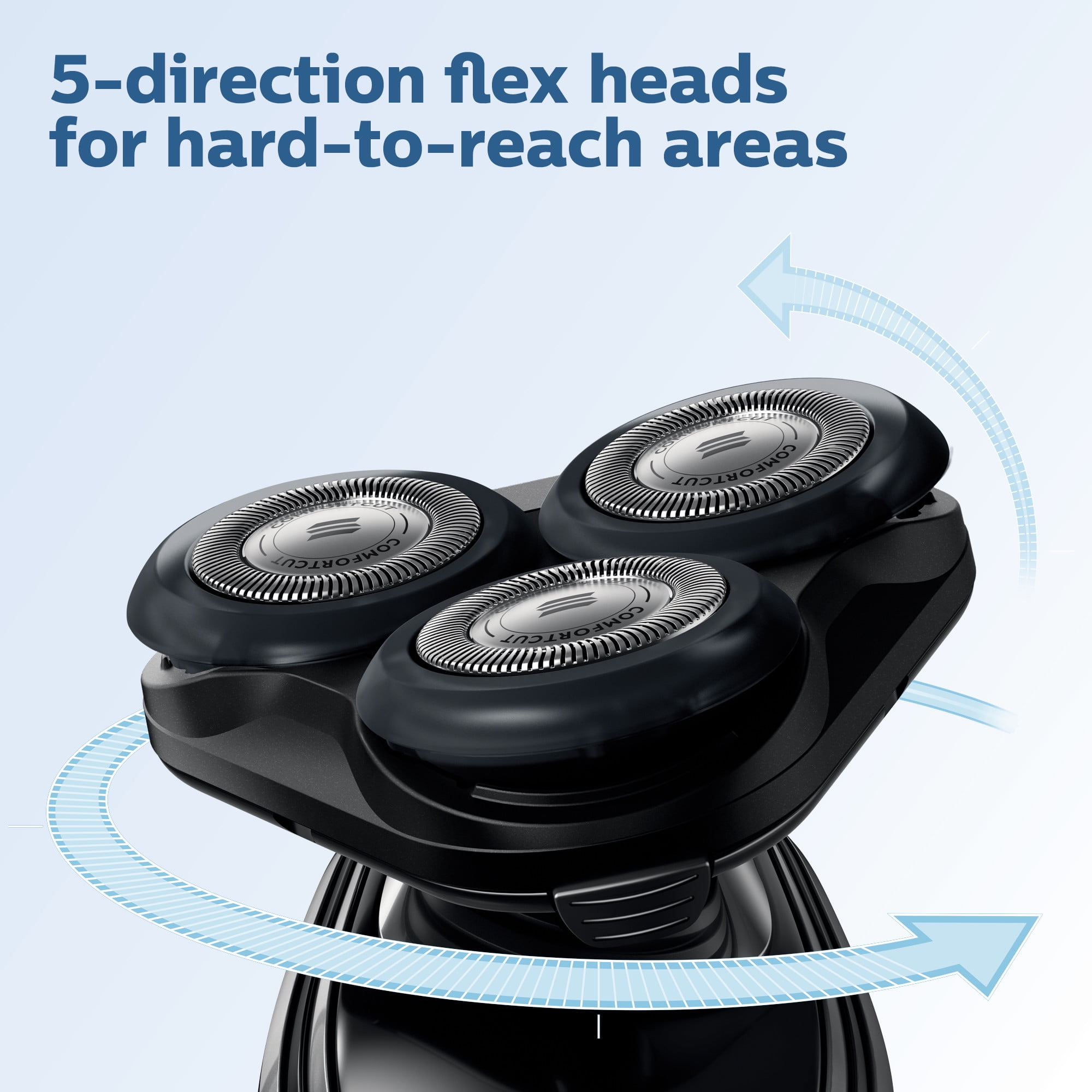 Philips Norelco 5100 Rechargeable Wet/Dry Electric Shaver S5210/81 - Image 10