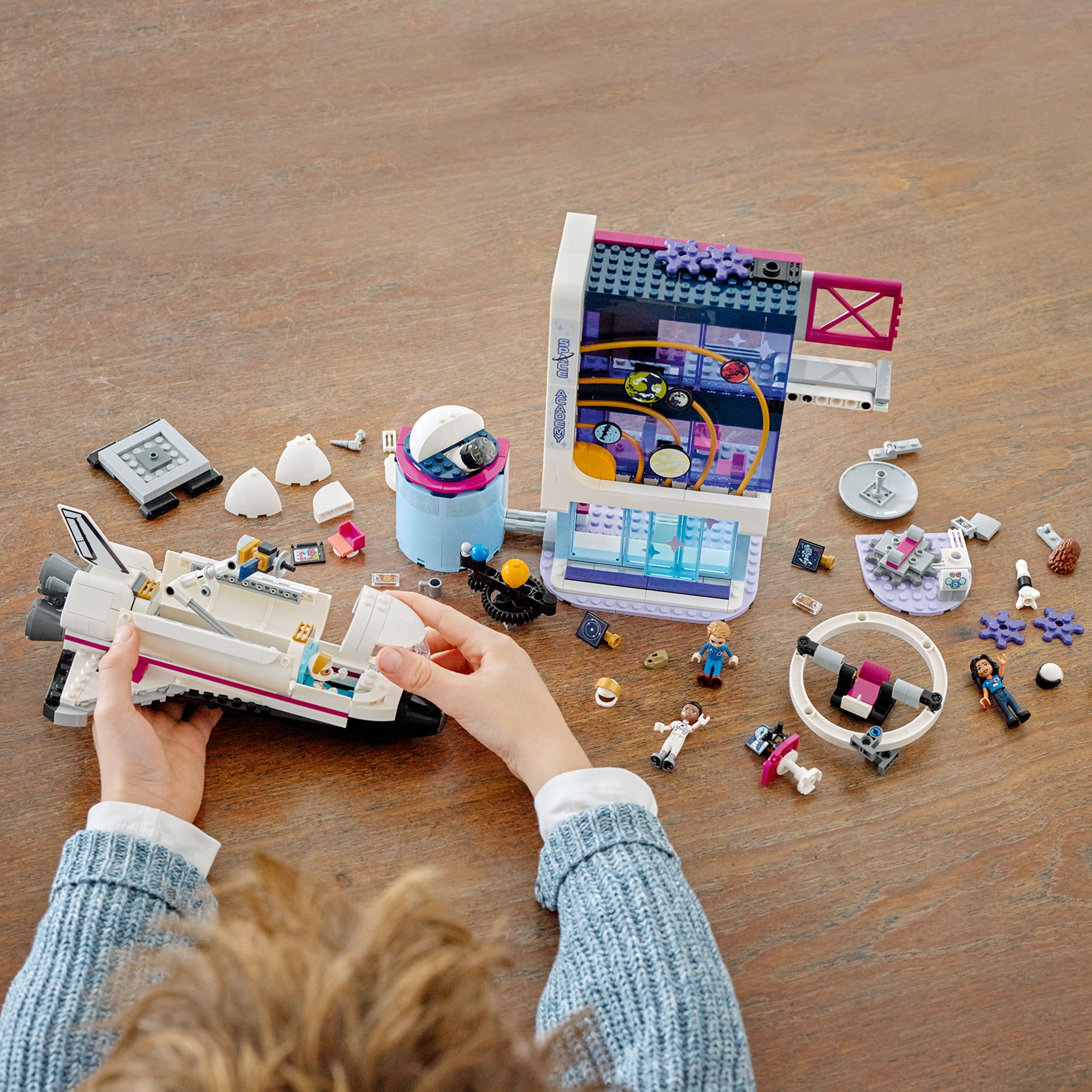 LEGO Friends Olivia’s Space Academy Shuttle Rocket 41713, NASA Space Shuttle Toy for Kids, Pretend Play Space Academy with Astronaut Mini Figures, Gift for Boys Girls 8+ Years Old - Image 3