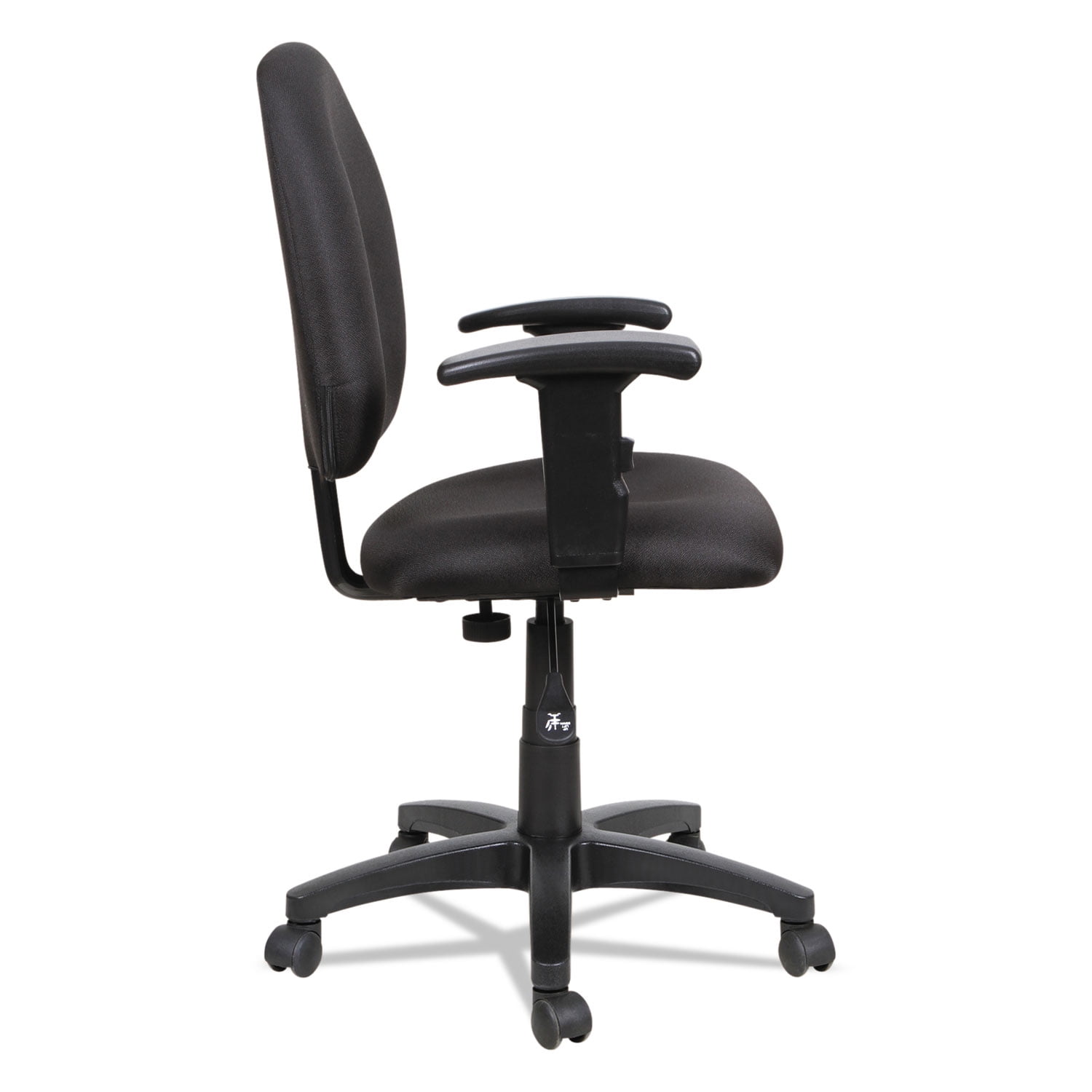 Alera Essentia Series Swivel Task Chair with Adjustable Arms, Supports Up to 275 lb, 17.71" to 22.44" Seat Height, Black - Image 12