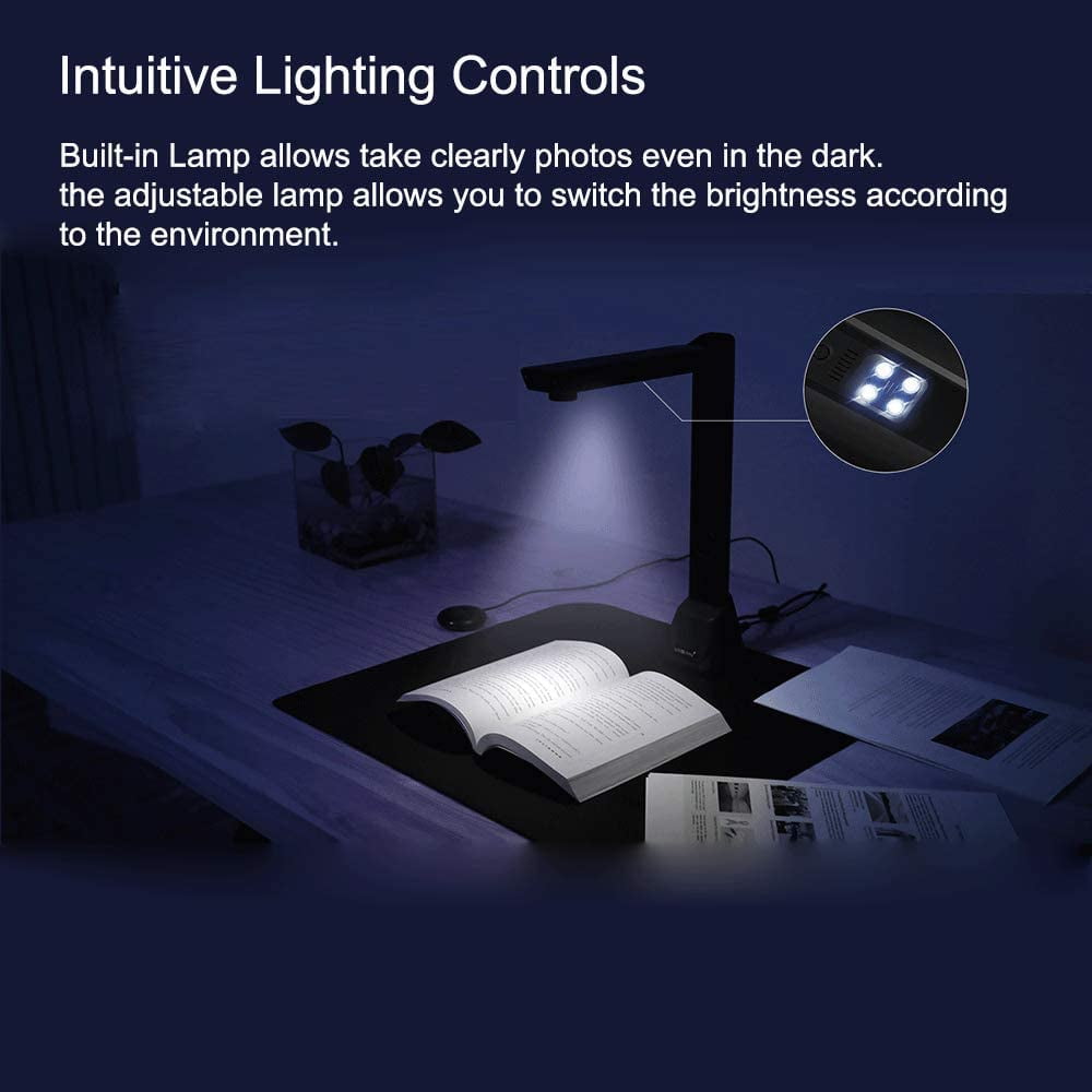 VIISAN VK16 Book Document Camera Scanner 16MP A3 Size Multi-Language - Image 4