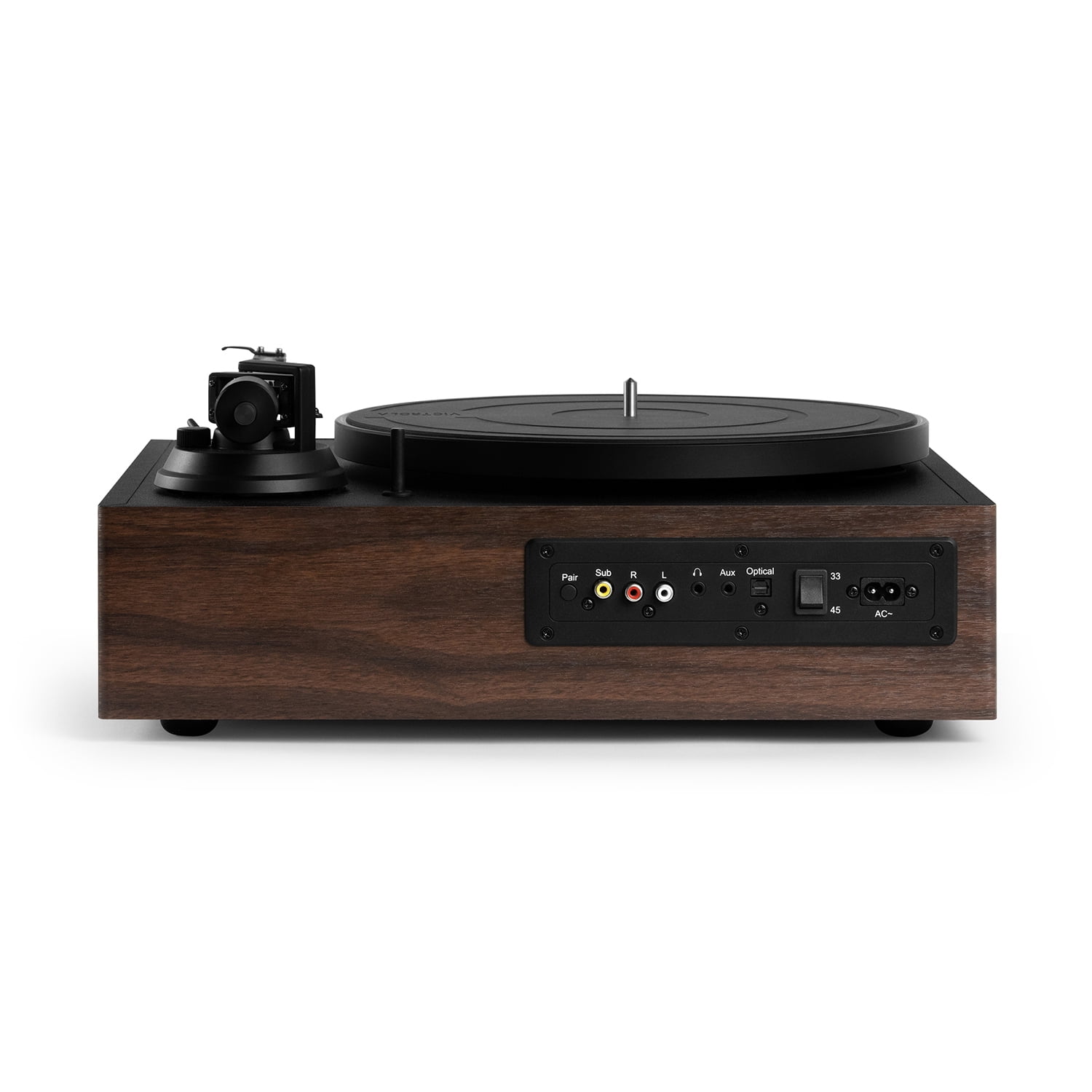 Victrola V1 Premium Stereo Turntable with Built-in Speakers (Espresso) - Image 4