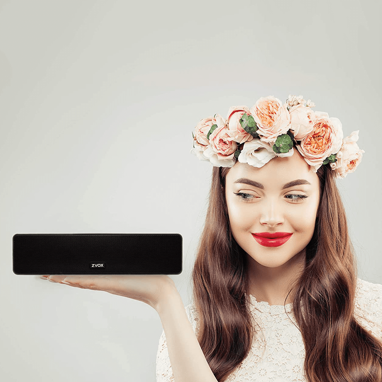 ZVOX AccuVoice AV100 Mini Dialogue Boosting TV Speaker Sound Bar, 10" - Image 6