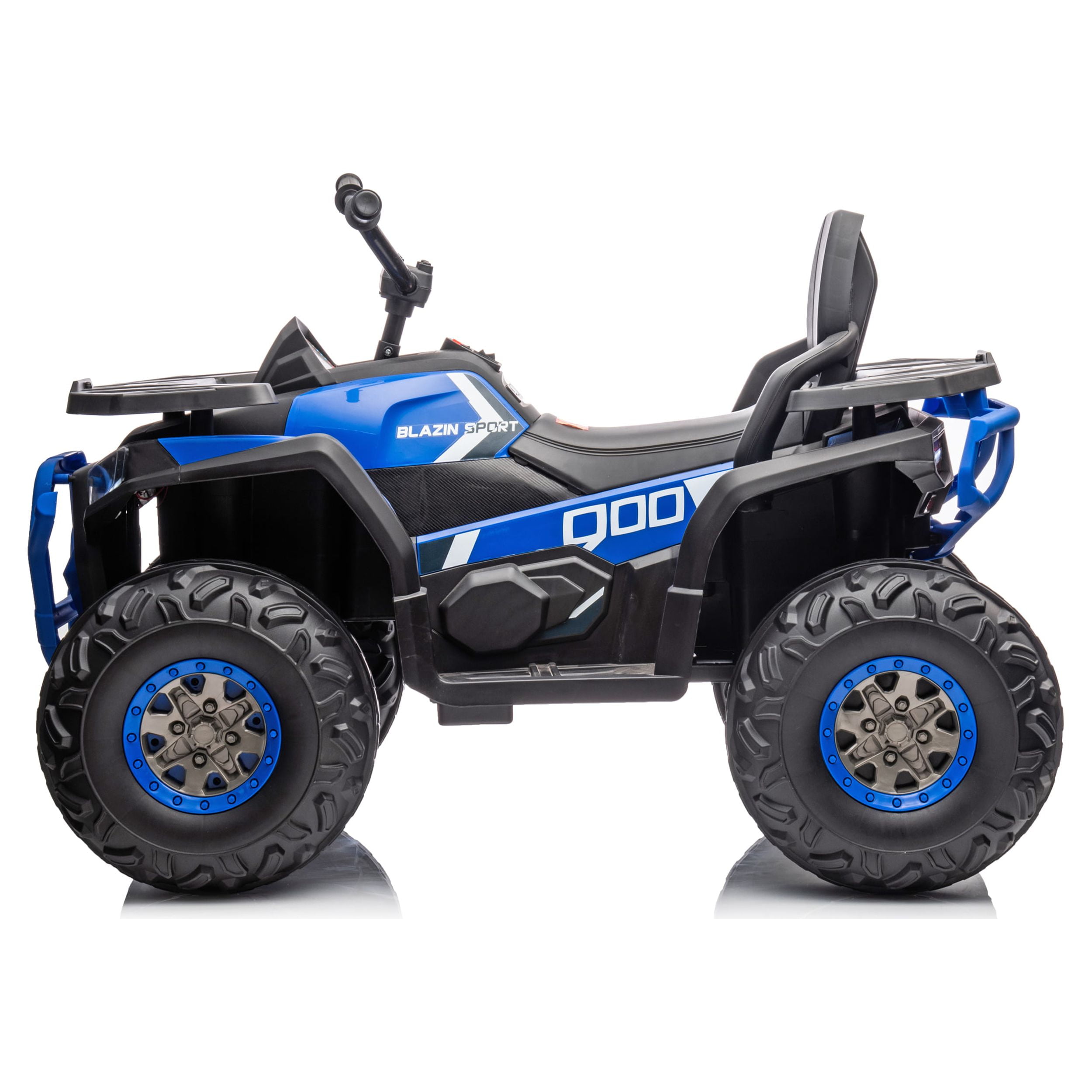 Blazin' Wheels 12V Battery Operated Blue ATV Ride on - Unisex Toy Max speed 4.3mph - Image 4