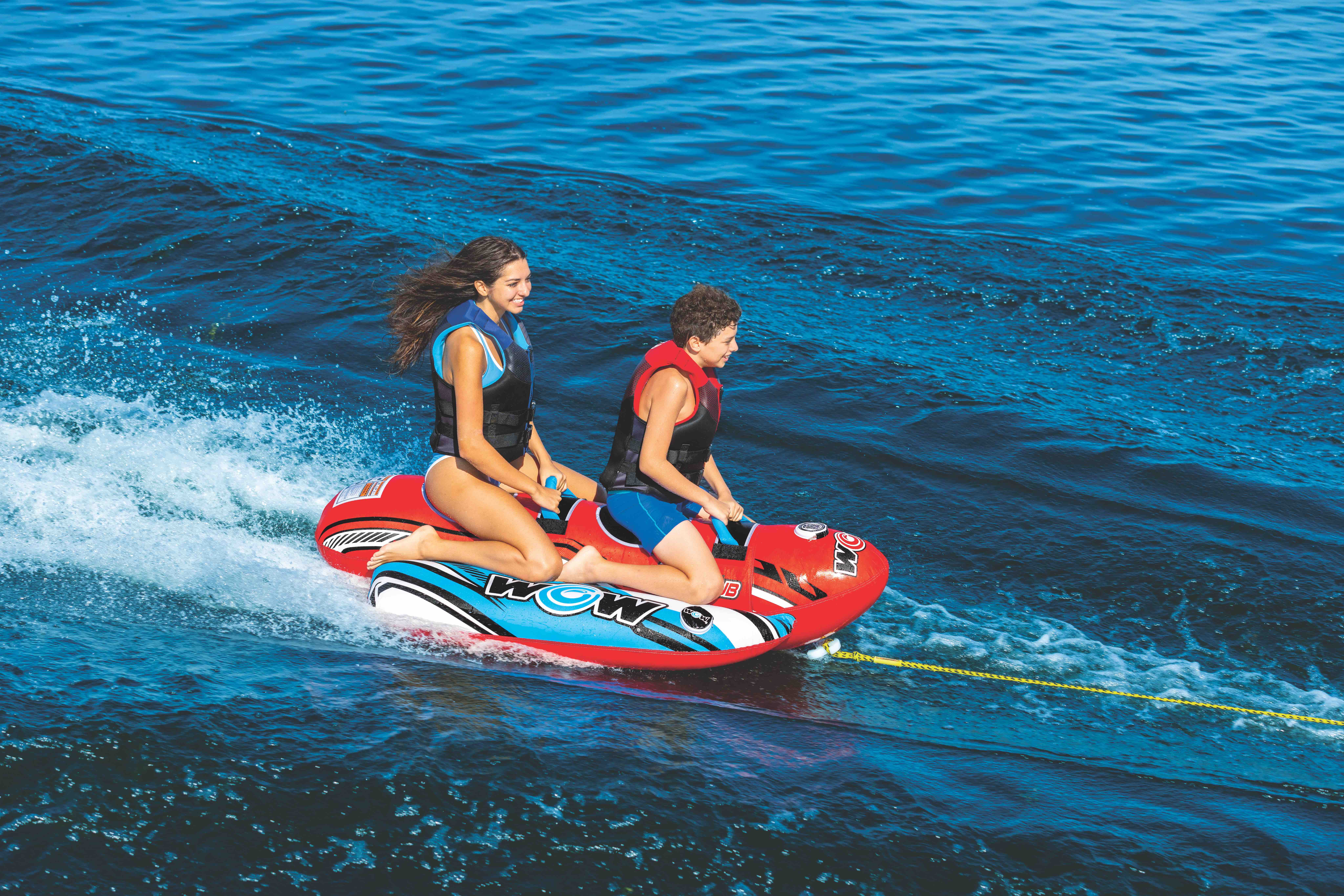 WOW Sports Super Sub 1-2 Person Towable, Waterskiing Towables for Children to Adult Ages 12+ - Image 6