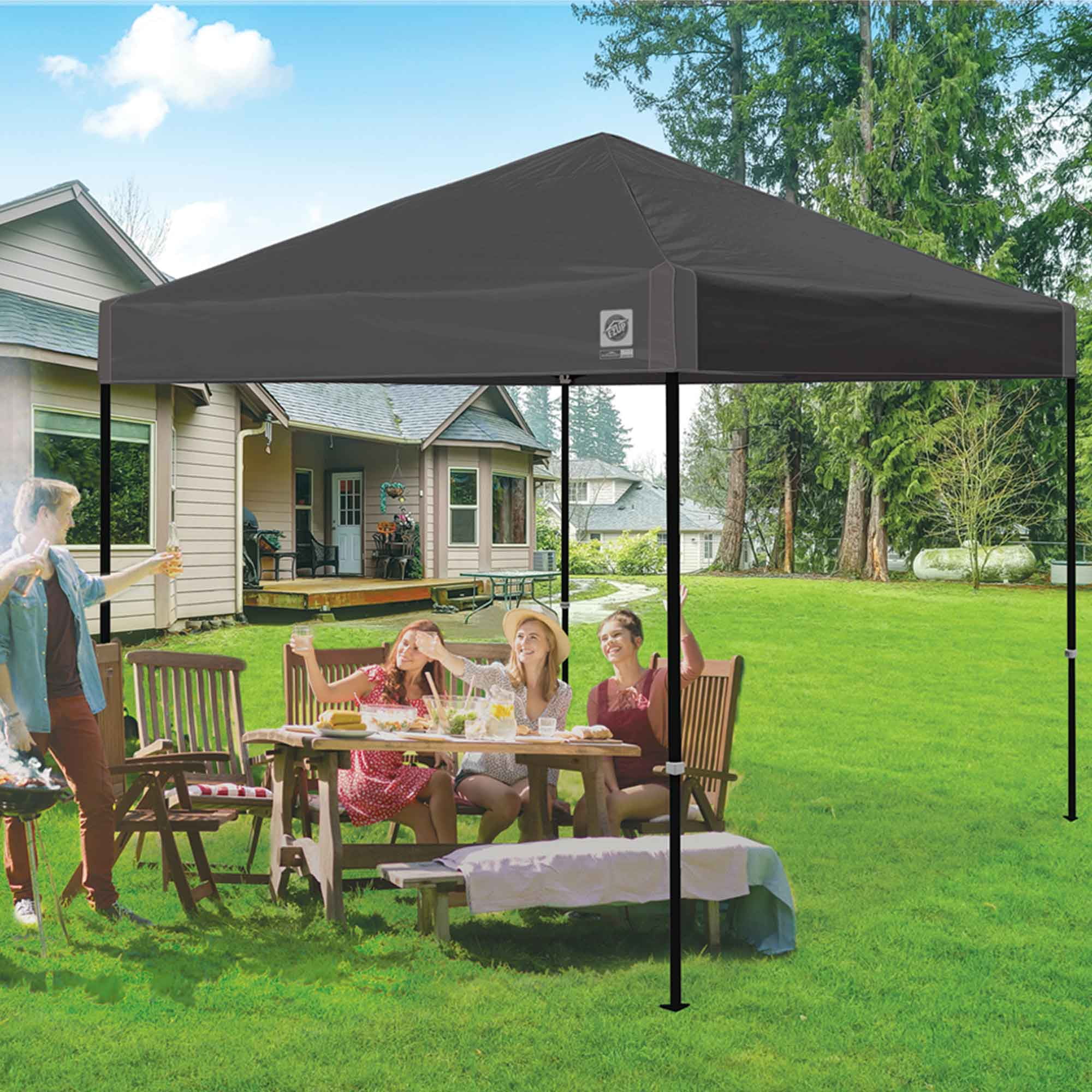 E-Z Up® Ambassador Instant Shelter® Outdoor Canopy, 10' x 10', White Slate, - Image 4
