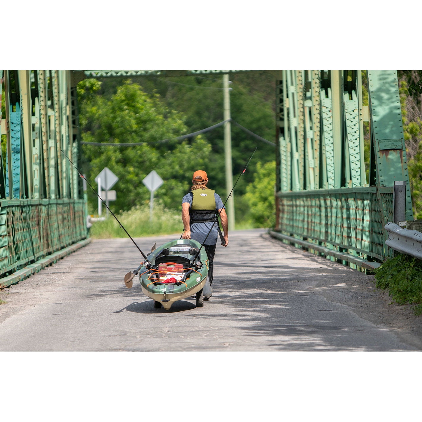 Pelican - Sentinel 100X - Angler Fishing Kayak - 10 ft - Fade Black Green - Image 4