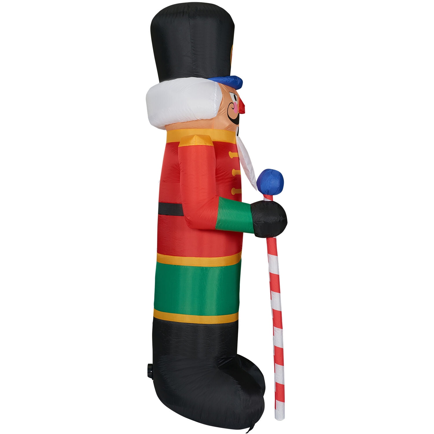 Fraser Hill Farm 10 ft Tall Pre lit Nutcracker Inflatable, FHFNUTCRK201-L - Image 10