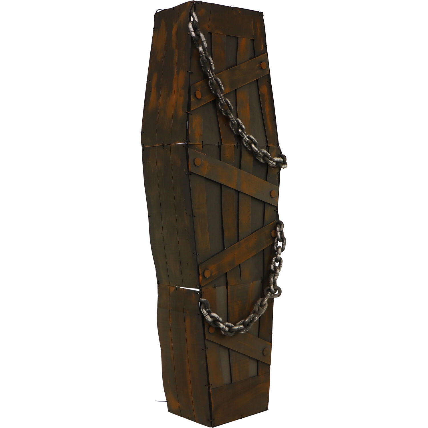 Haunted Hill Farm 5 ft Coffin the Animatronic Shaking Casket, Indoor Halloween Decoration, Red LED Lights, Battery-Operated, HHDCOFF-1LSA - Image 8