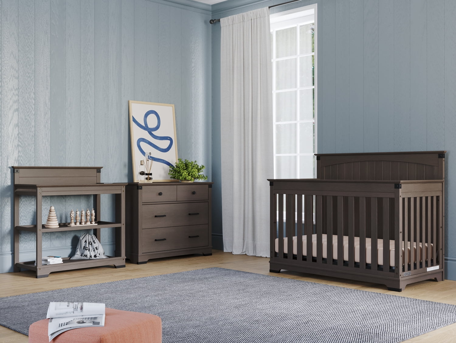 Child Craft Redmond Changing Table, Dapper Gray - Image 3