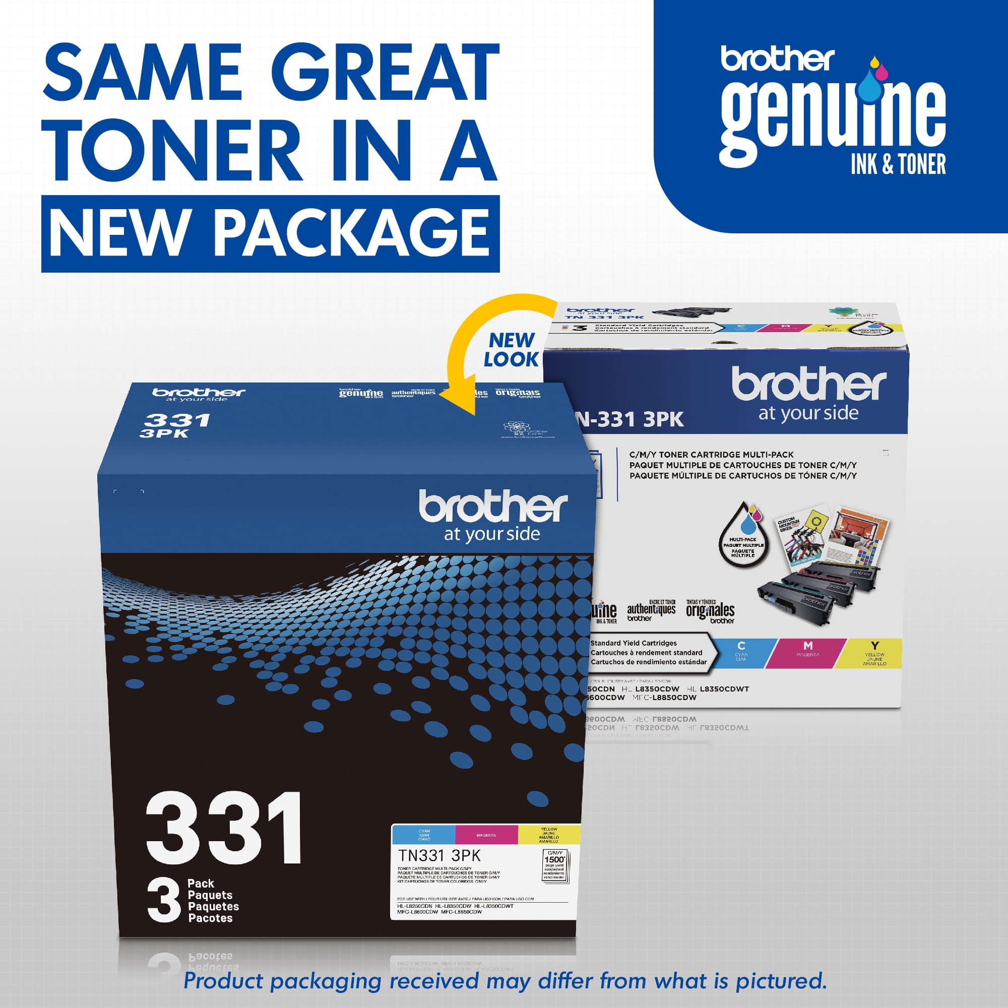 Brother Genuine TN3313PK Standard-Yield Toner Cartridge, Multicolor - Image 7