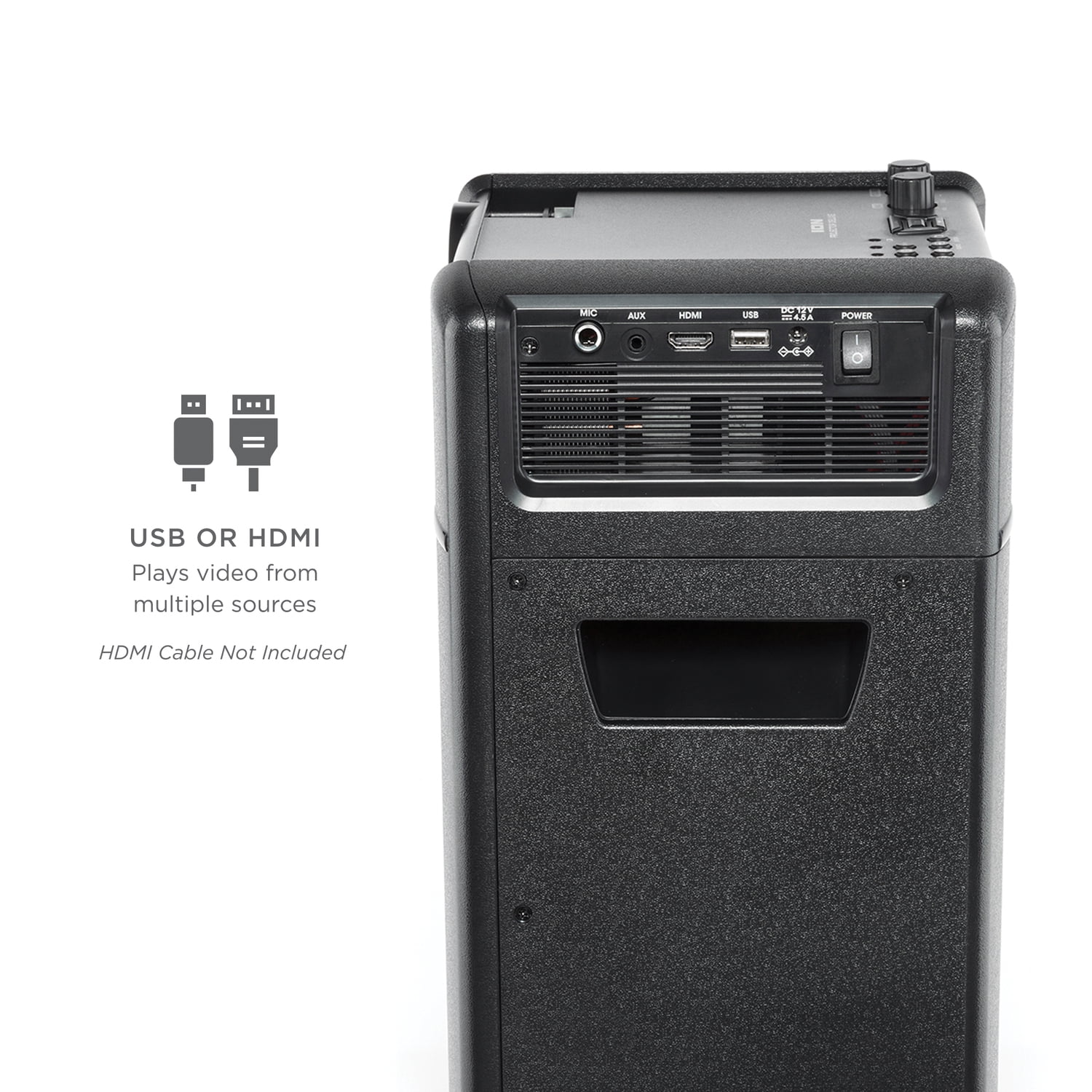 ION IPA119B 150-Inch Home Projector Deluxe with Bluetooth and Microphone - Image 9