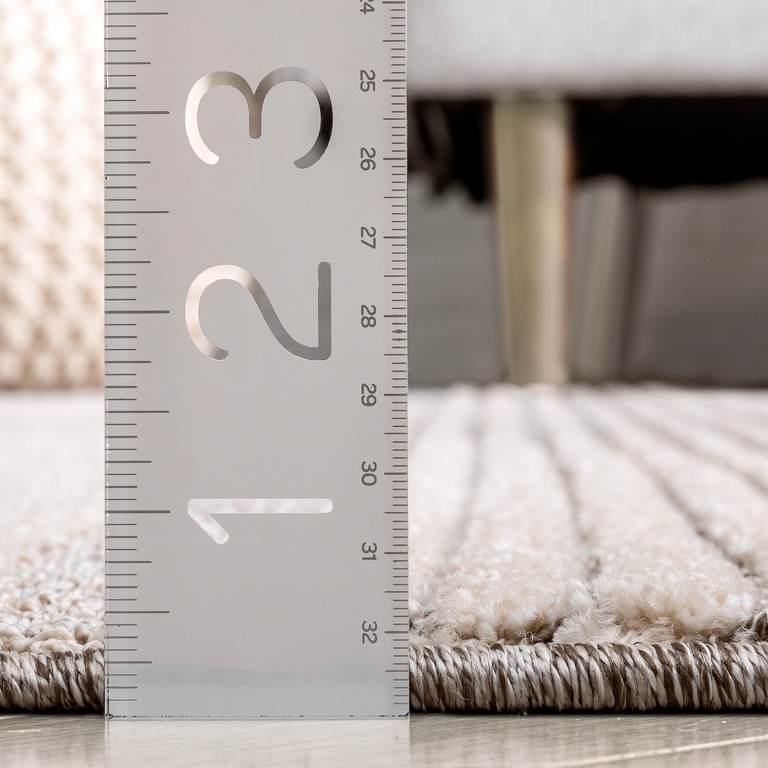 Well Woven Harlow Briar Contemporary Geometric Abstract Beige 7'10" x 9'10" Area Rug - Image 3