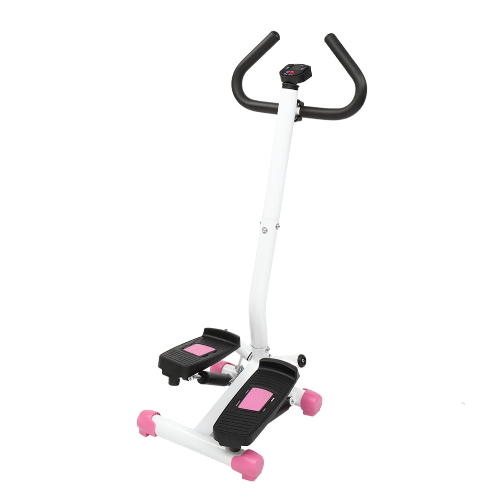 UBesGoo Mini Aerobic Stepper, Stair Climber Twist Fitness Machine with handle, Pink - Image 11