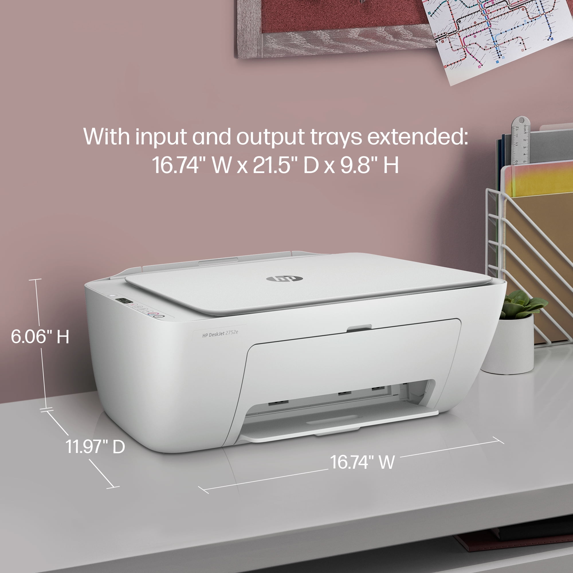 HP DeskJet 2752e All-in-One Wireless Color Inkjet Printer with 3 Months Free Ink Included with HP+ - Image 8