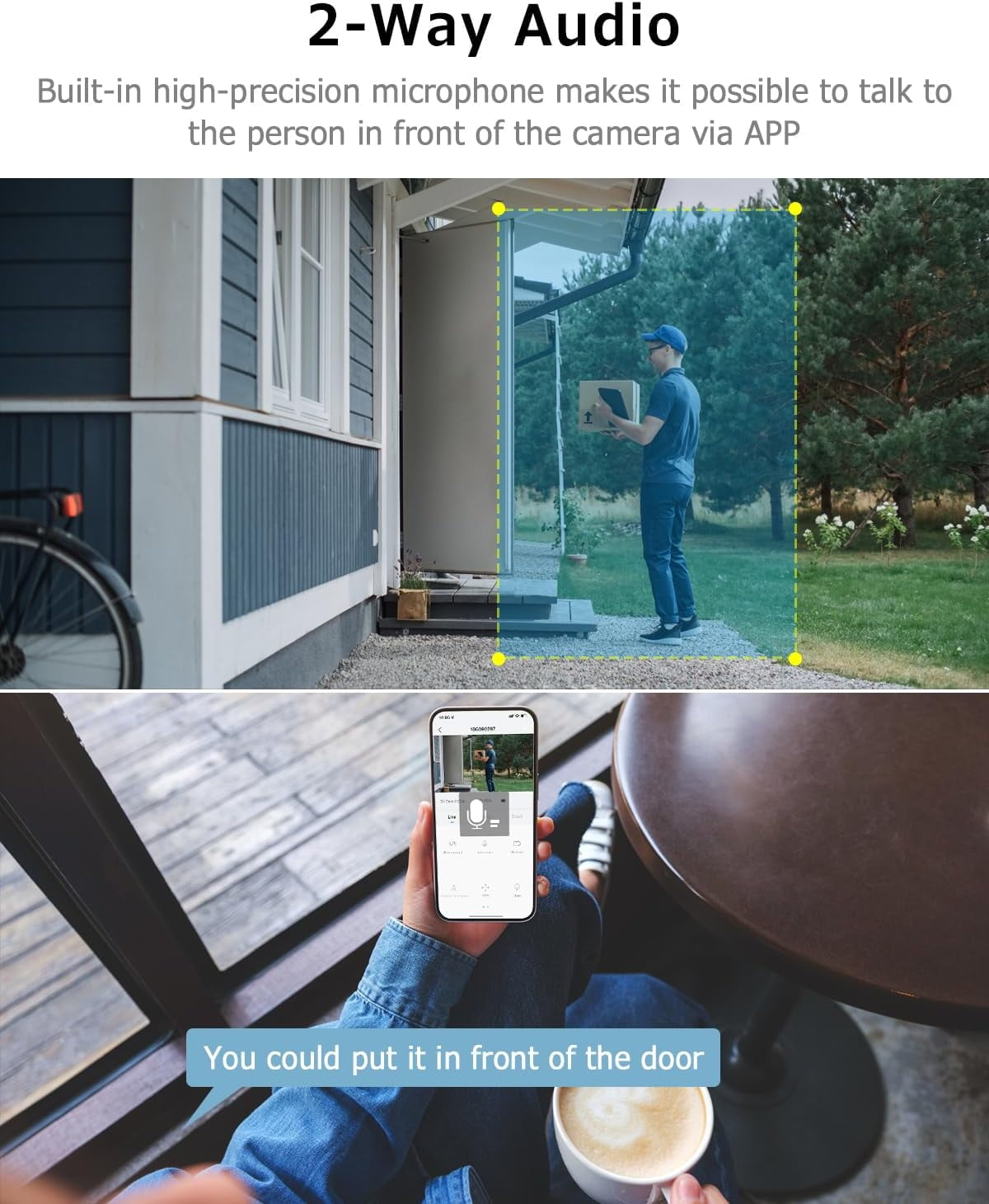 AMSEEN Waterproof 4K UHD 5MP Outdoor Home Security Camera with Night Vision and Human Auto Tracking - Image 6