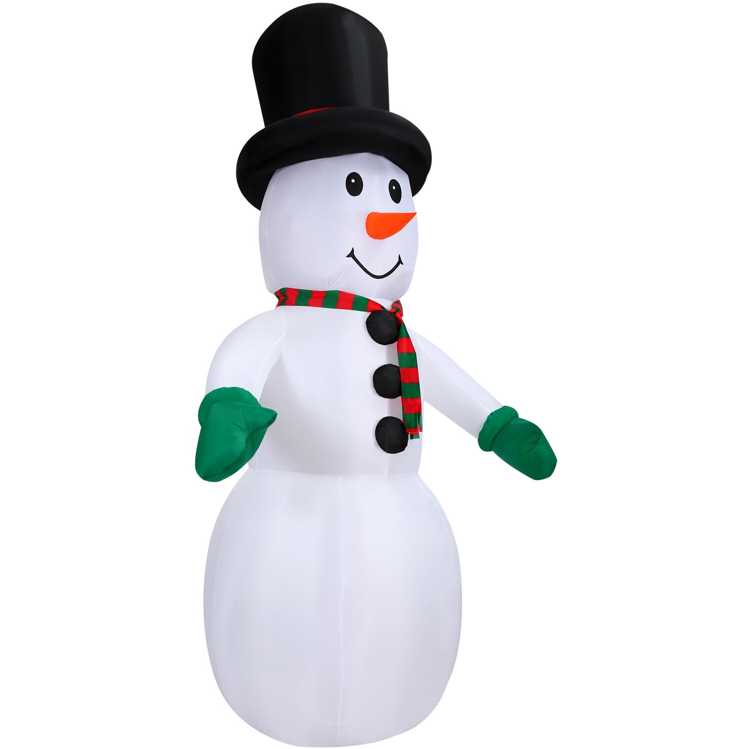 Fraser Hill Farm 10-Ft. Pre-Lit Inflatable Snowman, FHFSNWM101-L - Image 6