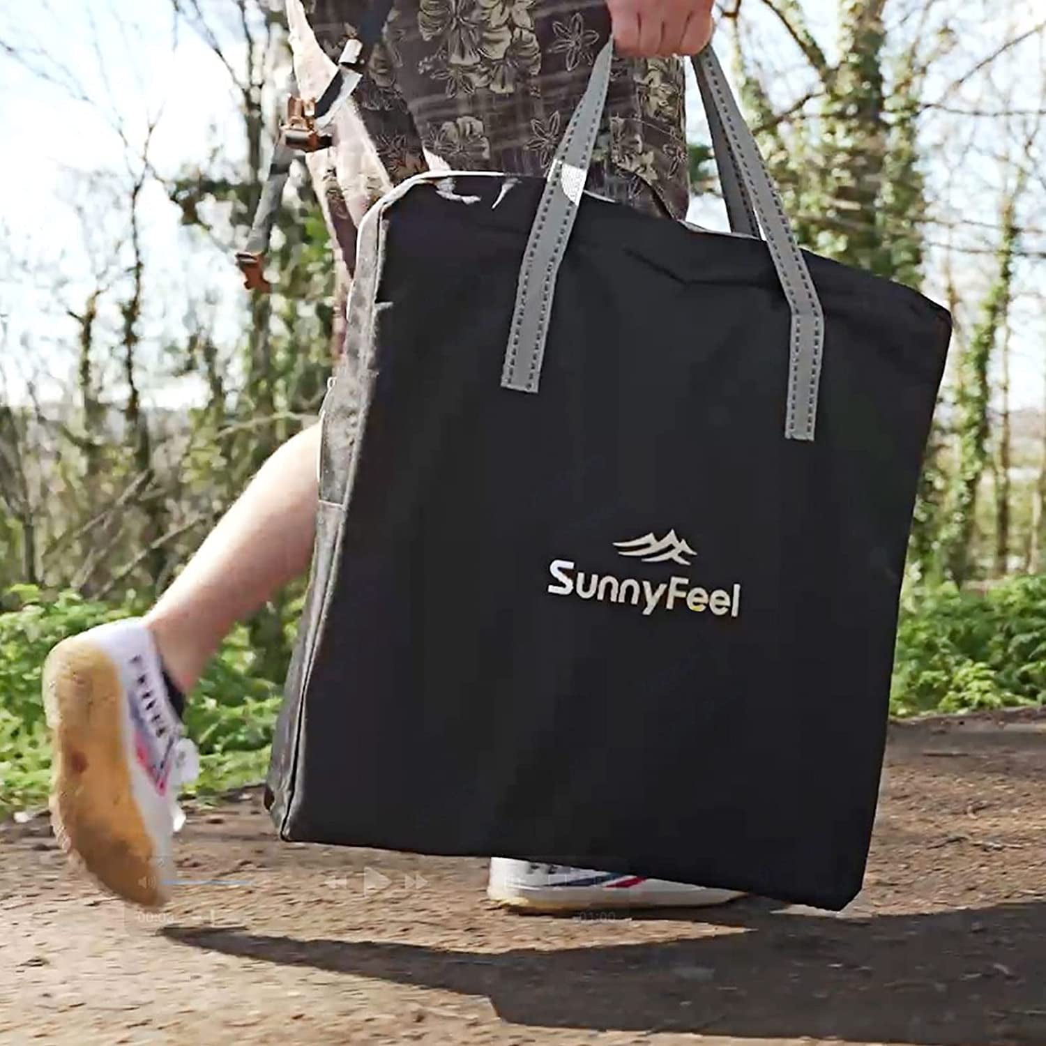 SUNNYFEEL Camping Directors Chair, Heavy Duty,Oversized Portable Folding Chair with Side Table, Pocket for Beach, Fishing,Trip,Picnic,Lawn,Concert Outdoor Foldable Camp Chairs - Image 6