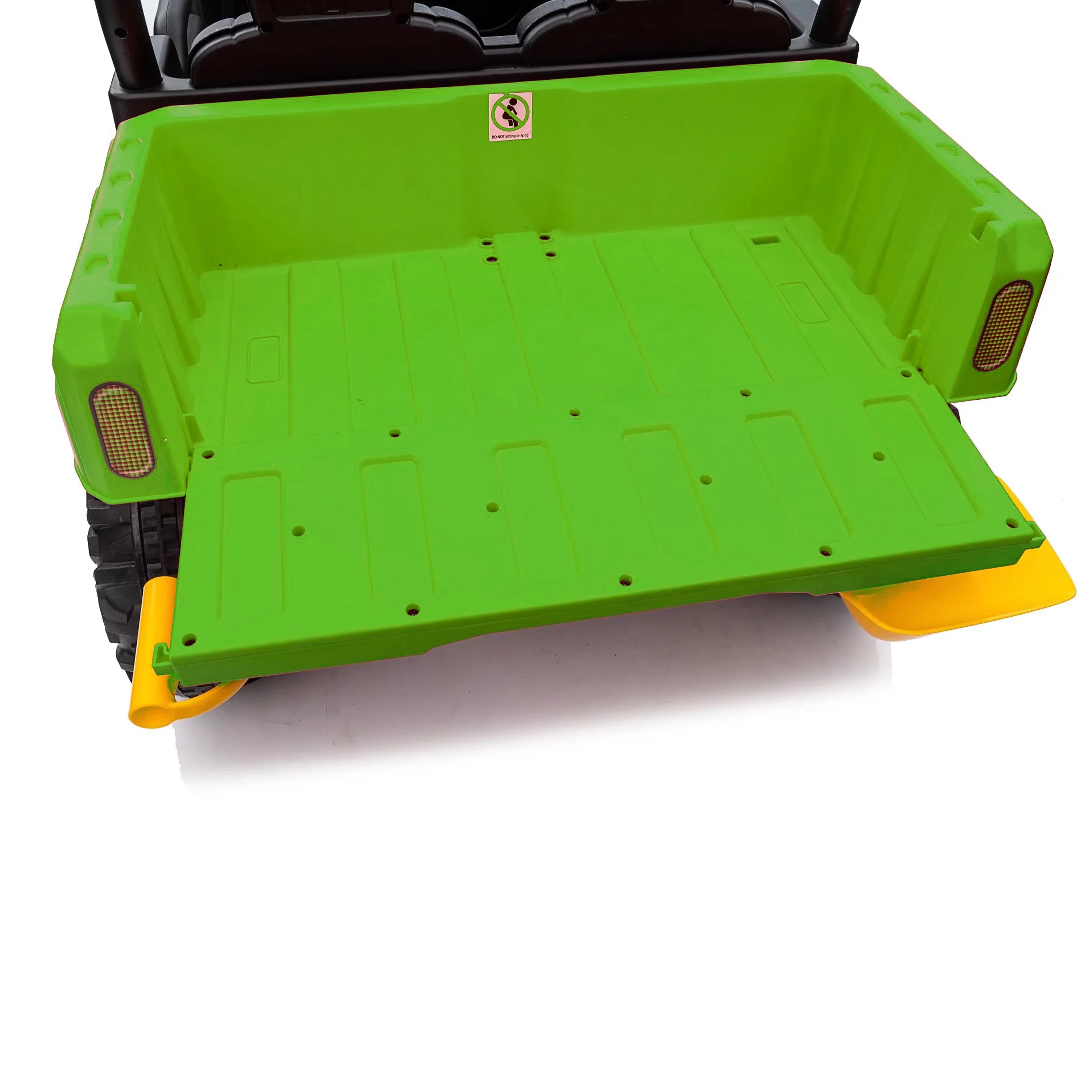 Blazin' Wheels 12V Battery Operated Green Utility Truck with Remote Control - Image 3