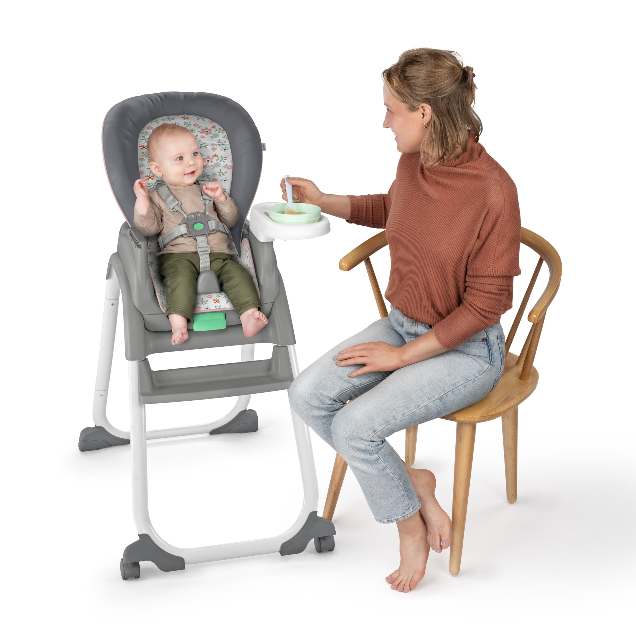 Ingenuity Full Course 6-in-1 High Chair – Unisex, Age Up to 5 Years – Milly - Image 7