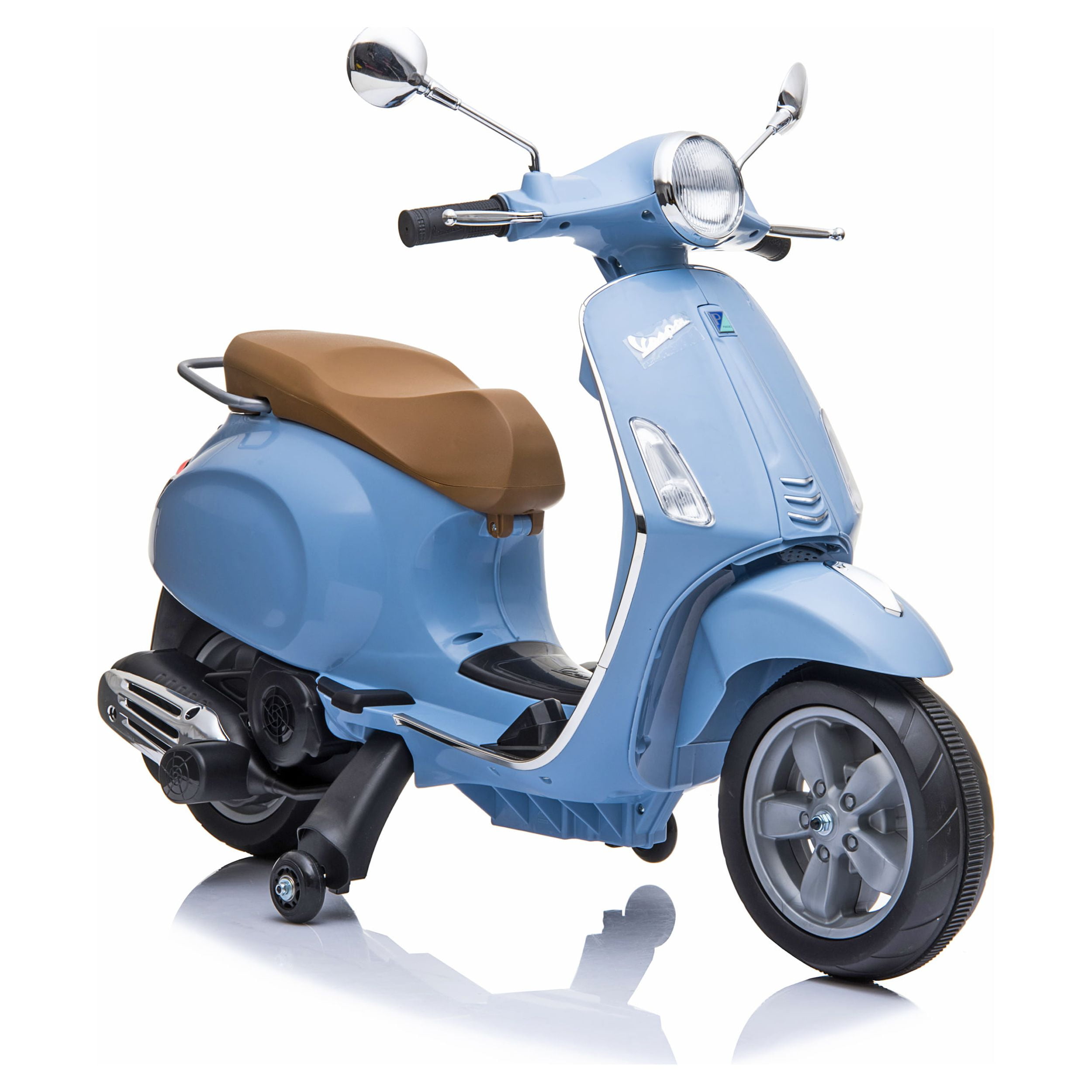 Blazin' Wheels 12V Vespa GTS Super Sport Battery Operated Rideon Scooter - Unisex Toy - Image 4