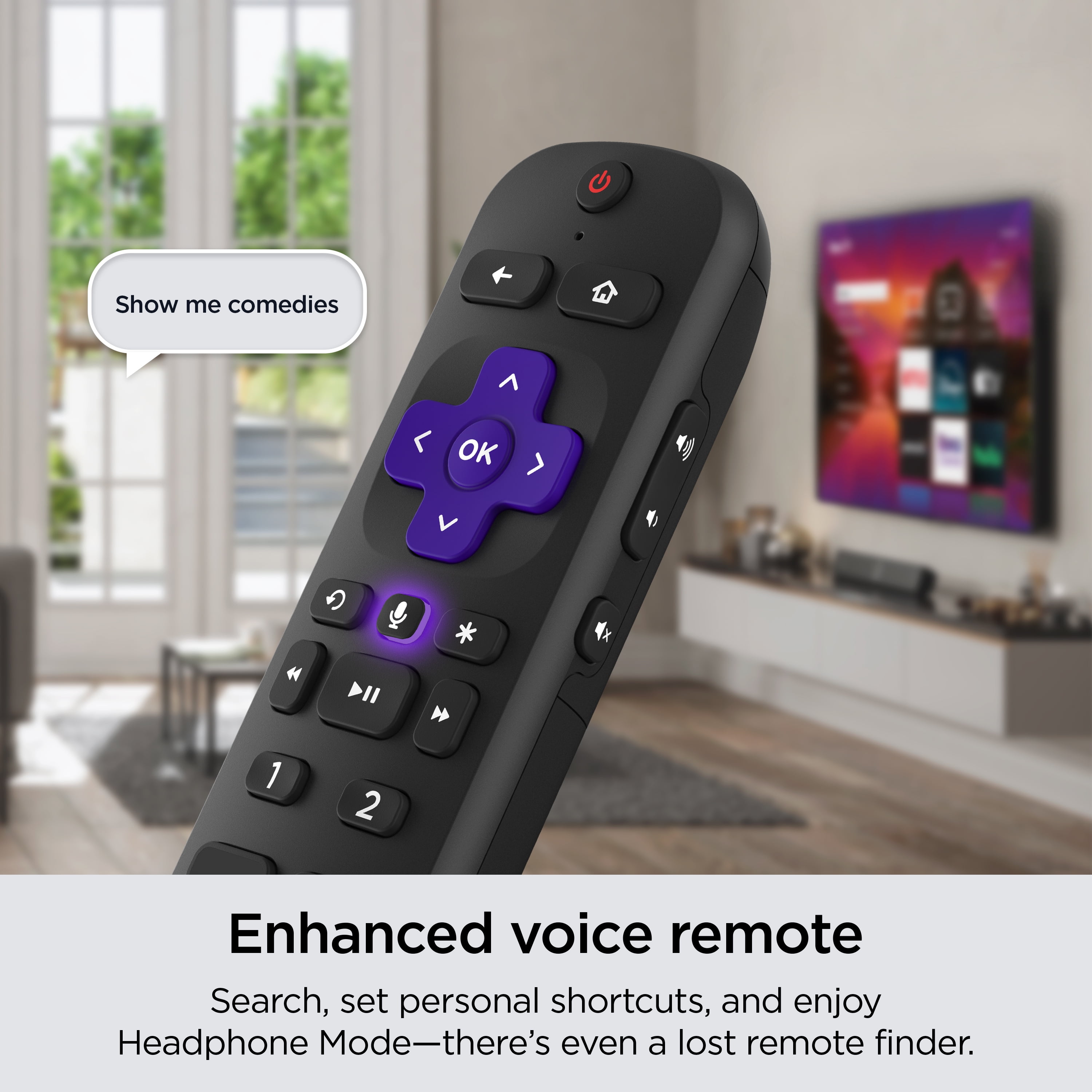 Roku 50-Inch Select Series 4K HDR Smart Roku TV with Roku Enhanced Voice Remote, Brilliant 4K Picture, Automatic Brightness, & Seamless Streaming - Image 7