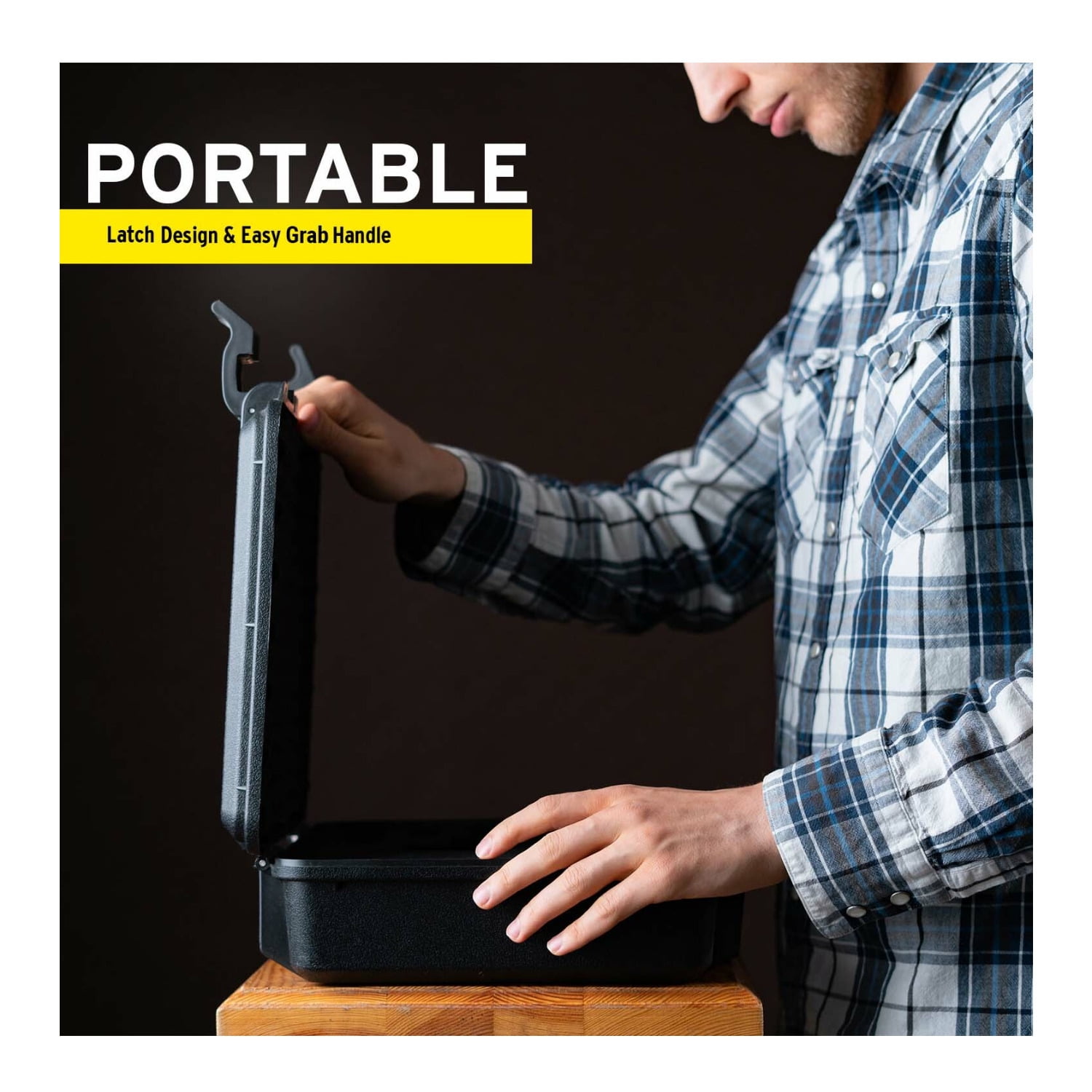 Koah Weatherproof Hard Case with Customizable Foam (18 x 14 x 7 Inch, 2-Pack) - Image 5