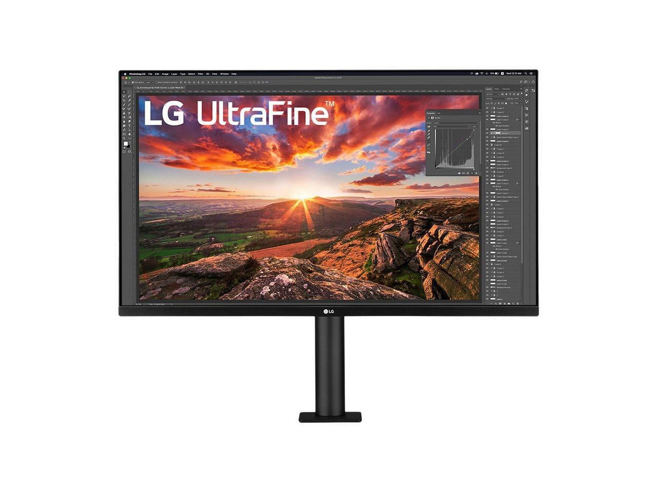 LG Ultrafine 31.5" 4K Uhd Led LCD Monitor - 16:9 - Textured Black - Image 3