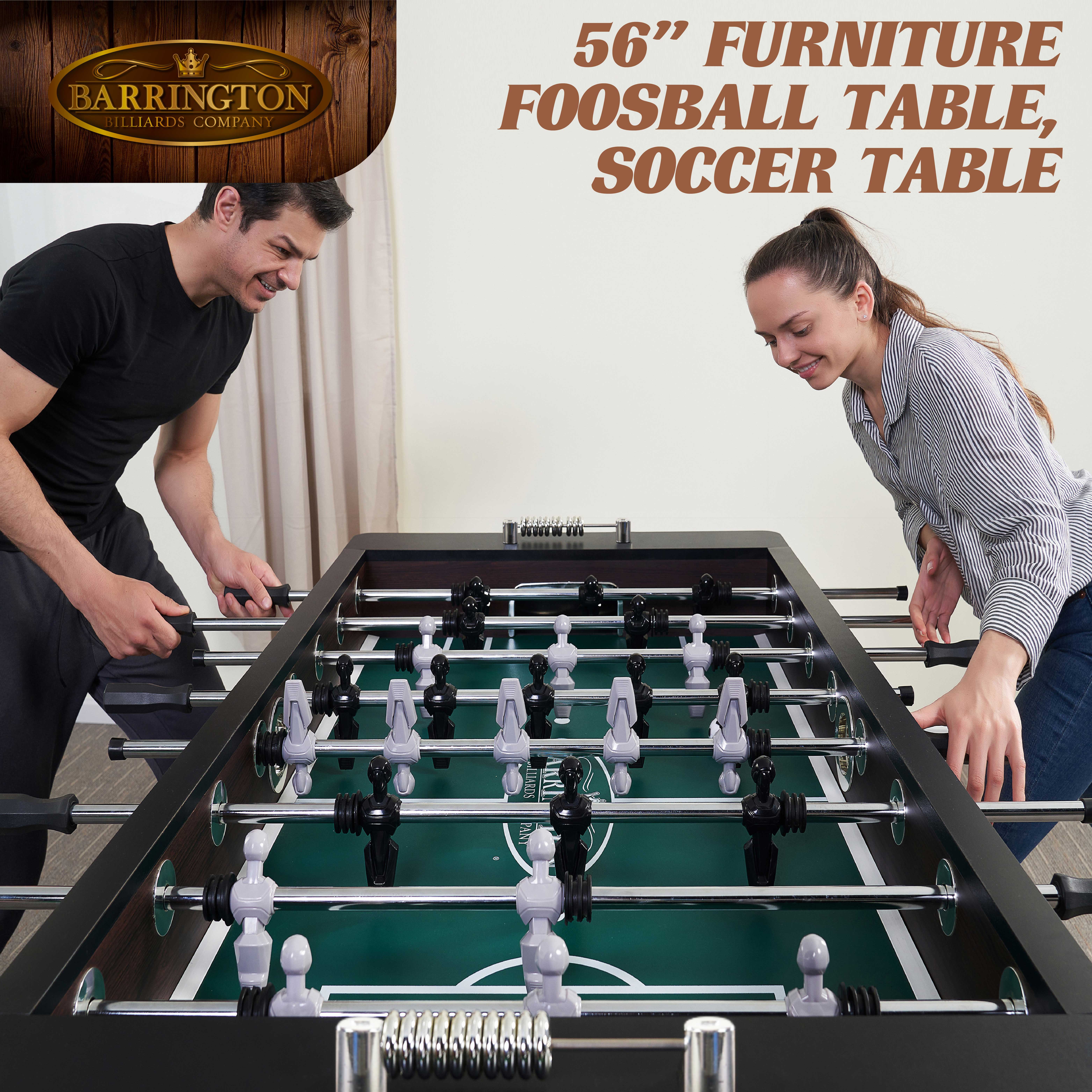 56" Premium Foosball Soccer Table, Furniture Style, by Barrington Billiards Company - Image 10