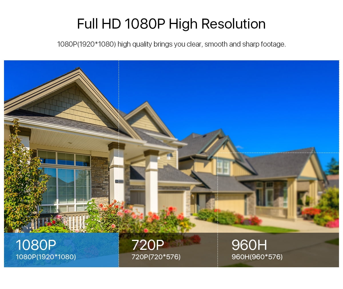 3K Lite Security Camera System, ZOSI 1080P H.265+ 8CH DVR Recorder with 4X HD 1080P Indoor Outdoor Weatherproof CCTV Security Cameras ,AI Human/Vehicle Detection, Motion Alert,Remote Access(No HDD) - Image 10