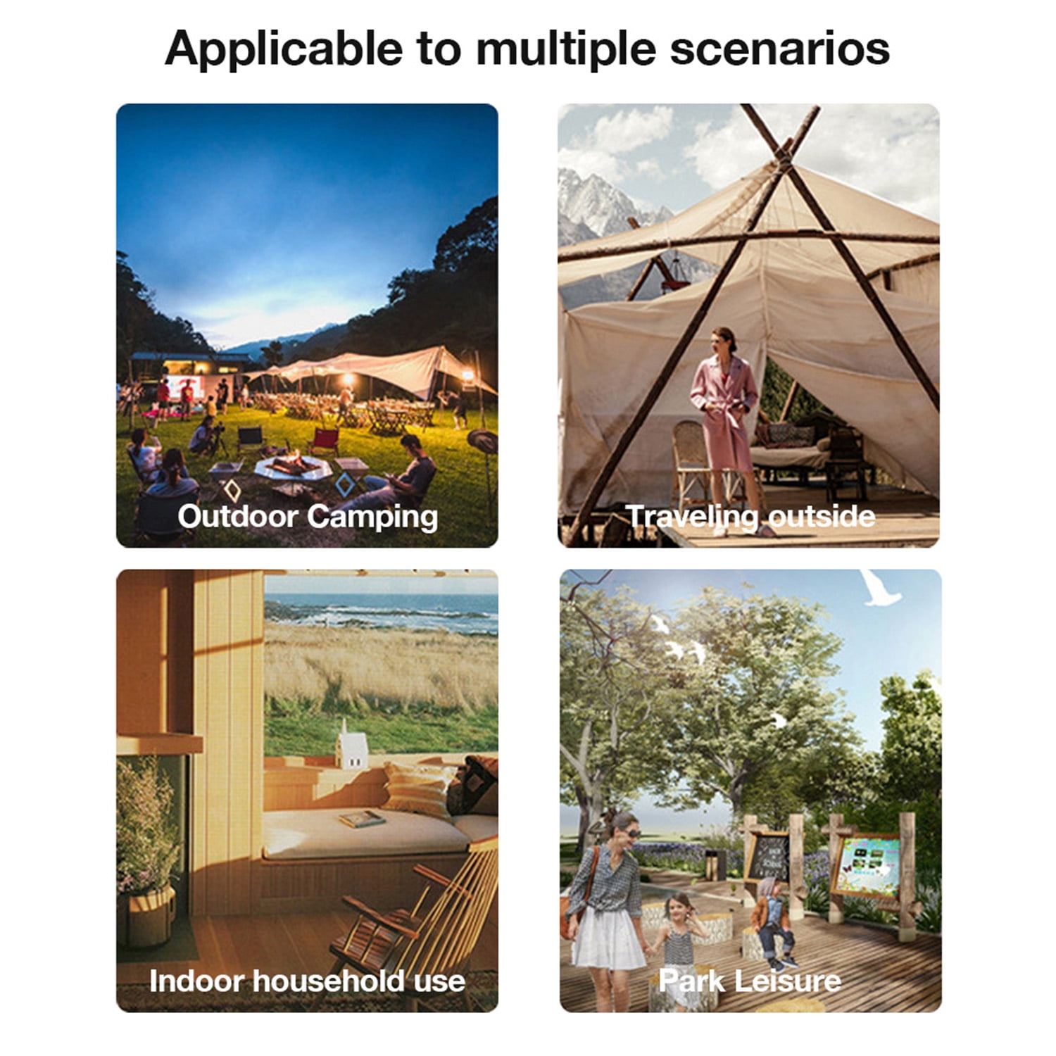 Portable Folding Camping Chair,Foldable Camping Chair,Lightweight Folding Camping Chair,Portable Outdoor Chairs with Carry Bag for Fishing, Picnic, Camping,Hiking,Outdoor Travel - Image 5