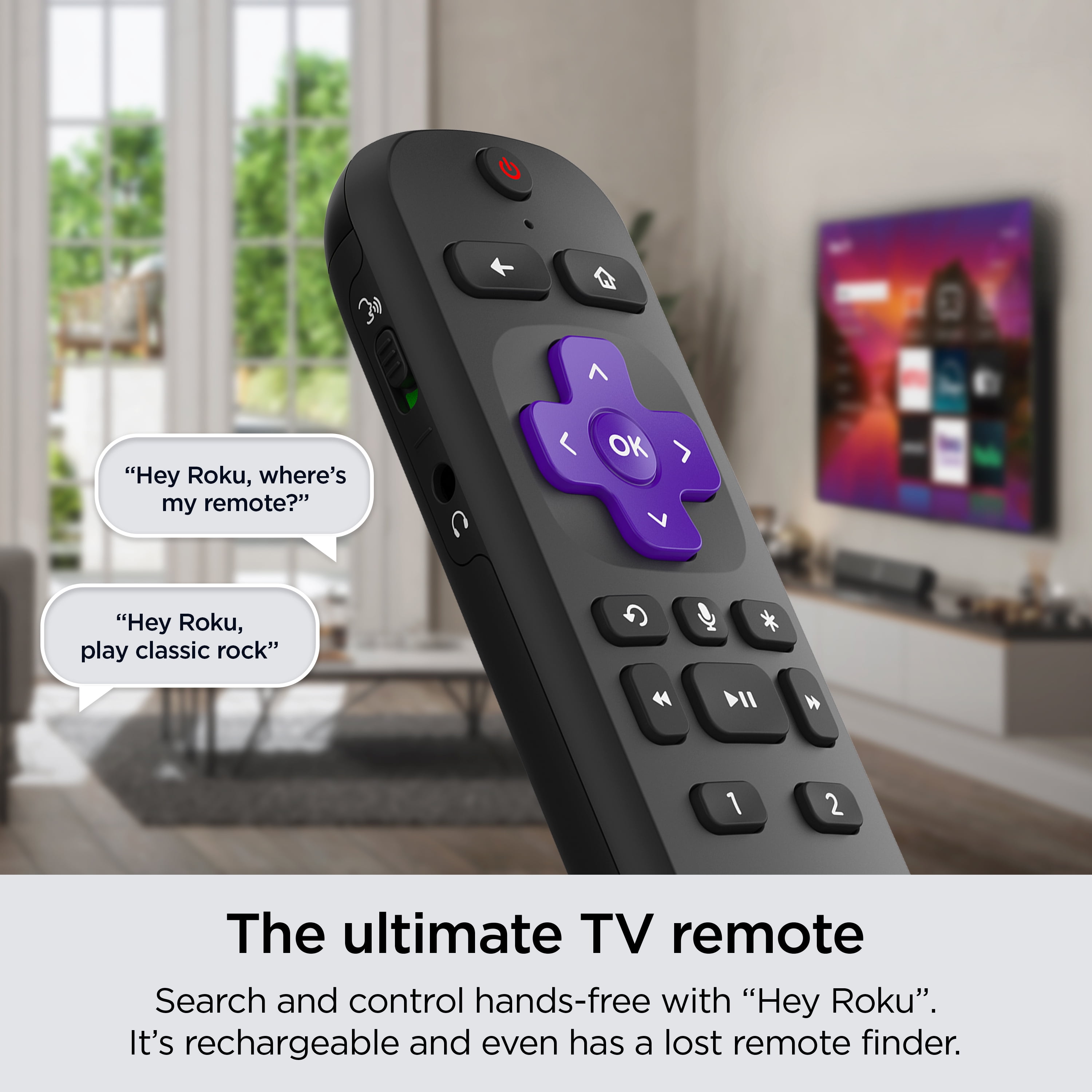 Roku 65-Inch Plus Series 4K QLED Smart Roku TV with Roku Voice Remote Pro, Dolby Vision, Striking 4K Resolution, Automatic Brightness, & Seamless Streaming - Image 7
