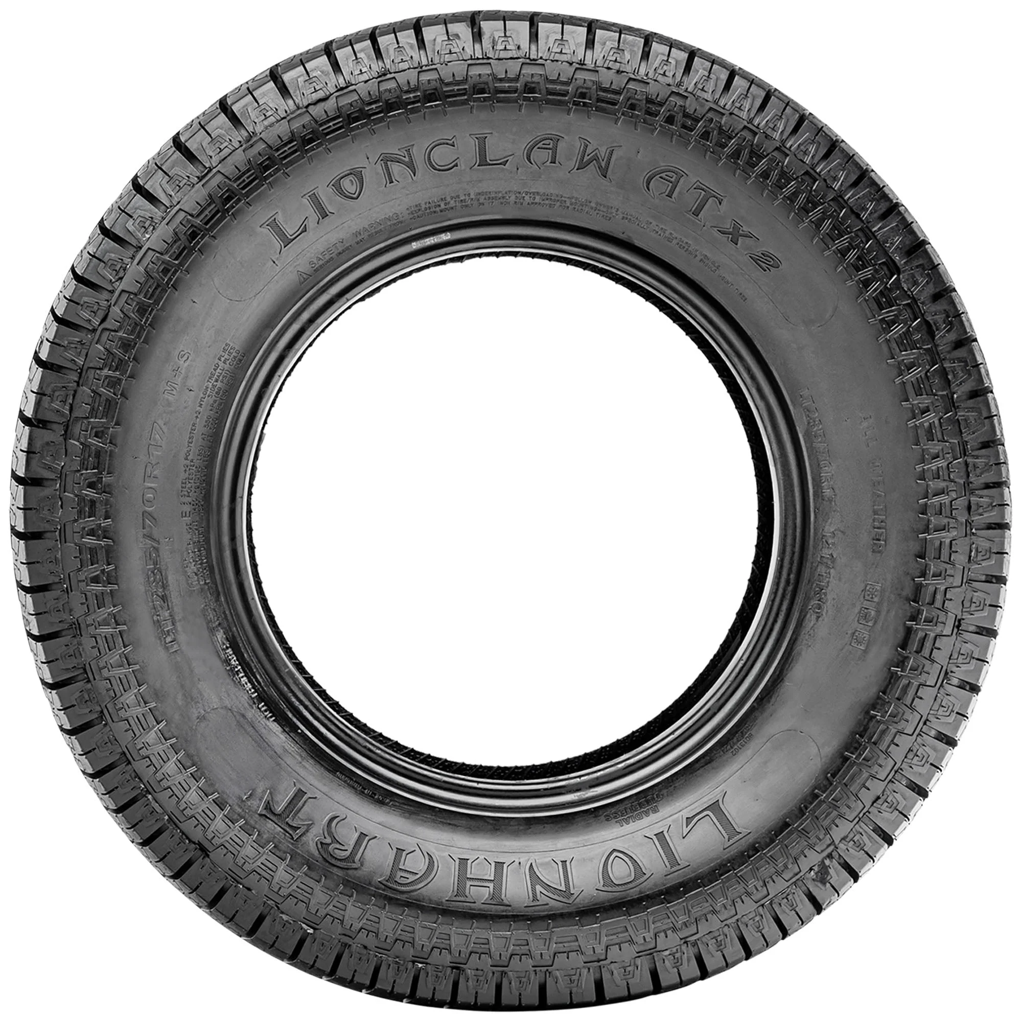 LIONHART LIONCLAW ATX2 LT265/75R16 123/120S TIRE - Image 3
