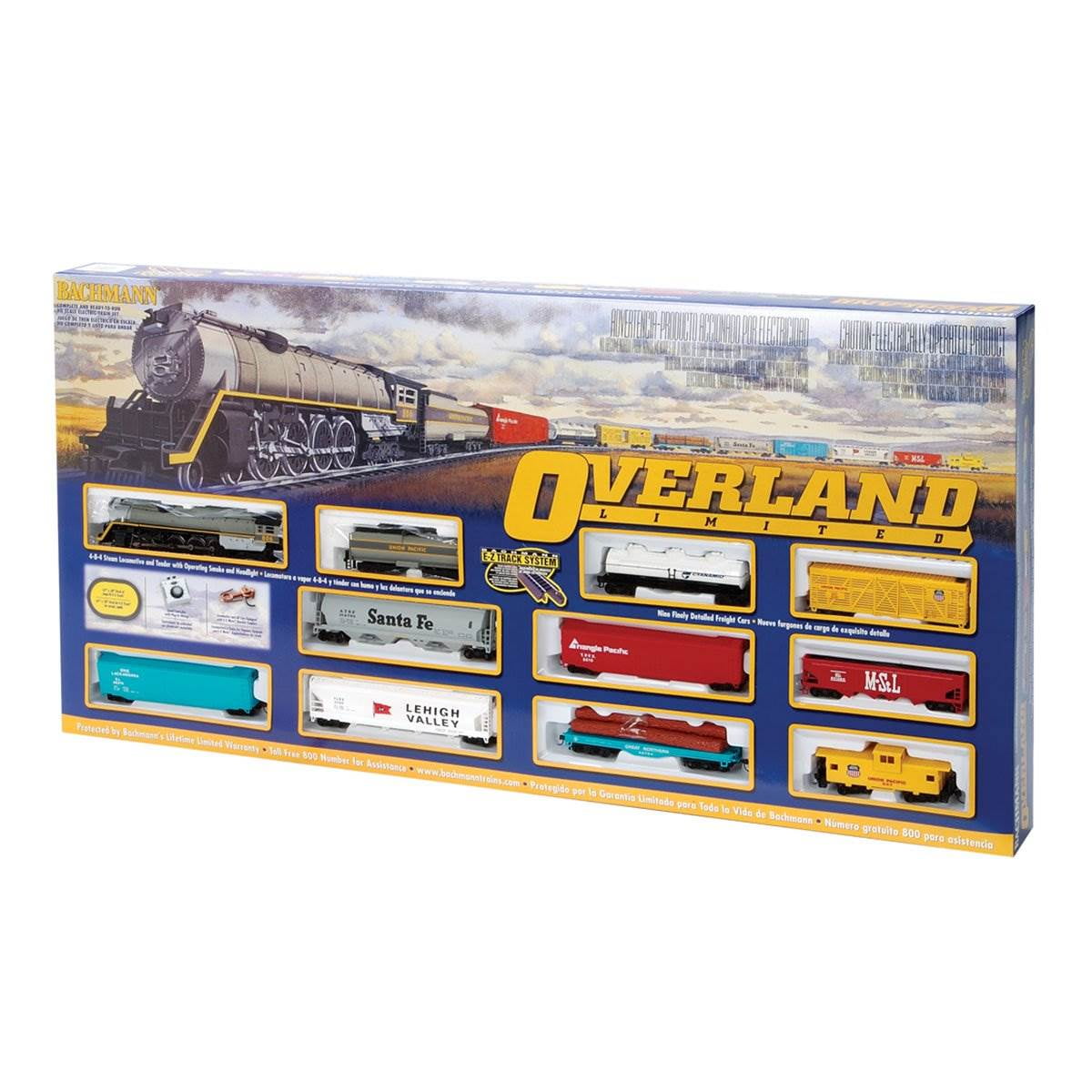Bachmann Trains HO Scale Overland Limited Ready To Run Electric Electric Powered Model Train Set - Image 4